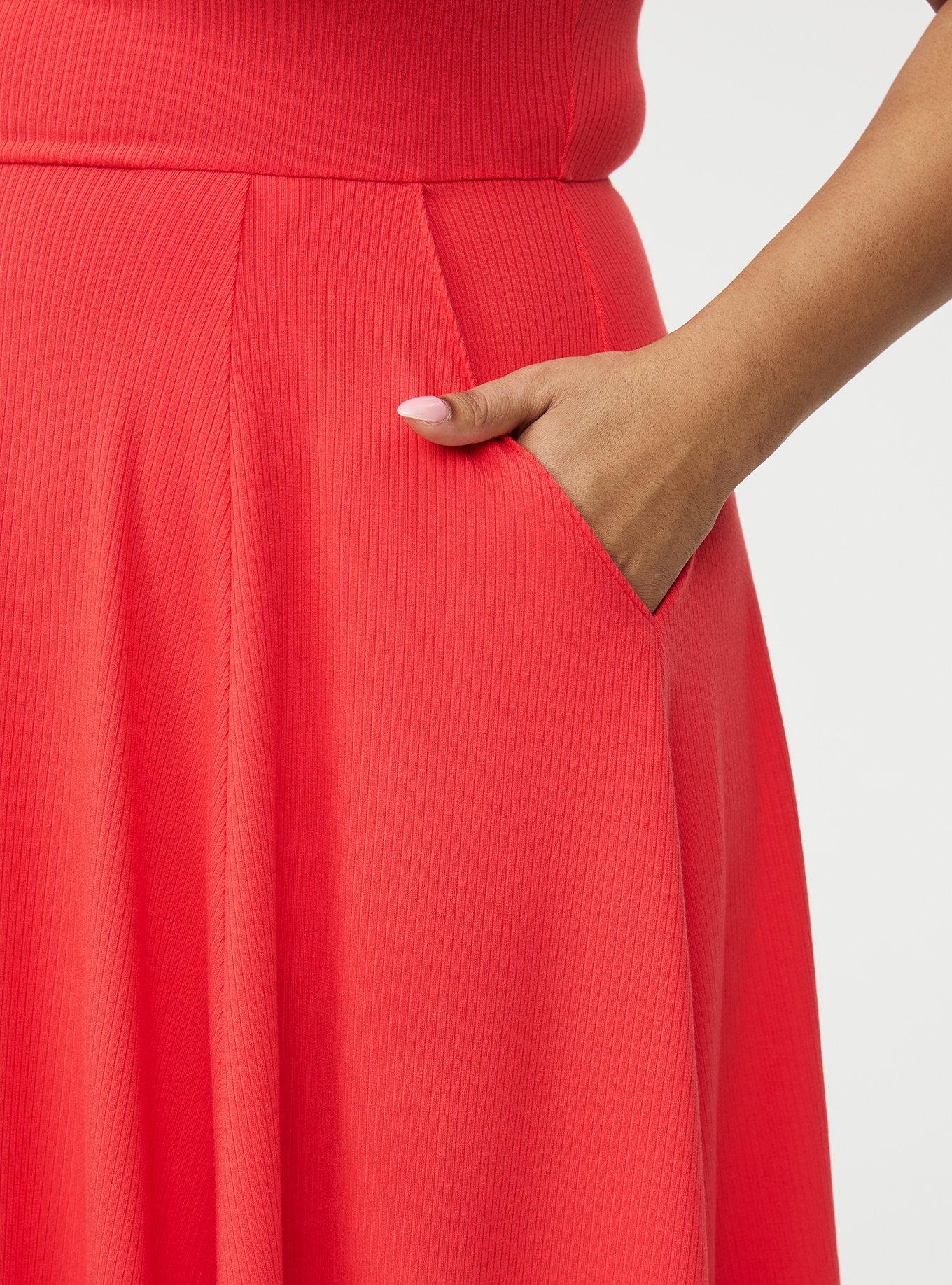 Skater Mini Dress, HIBISCUS, alternate