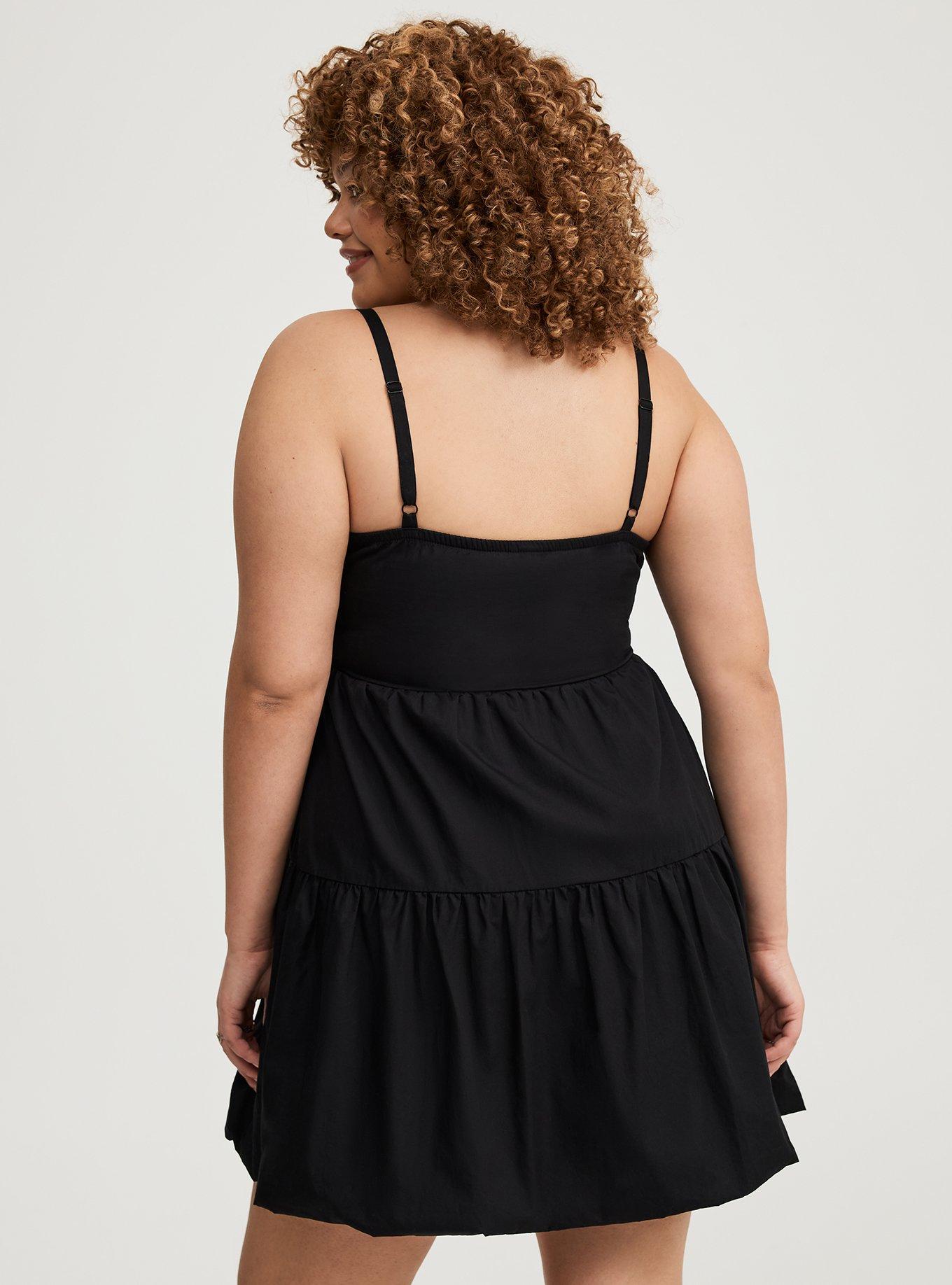 Bubble Hem Mini Dress