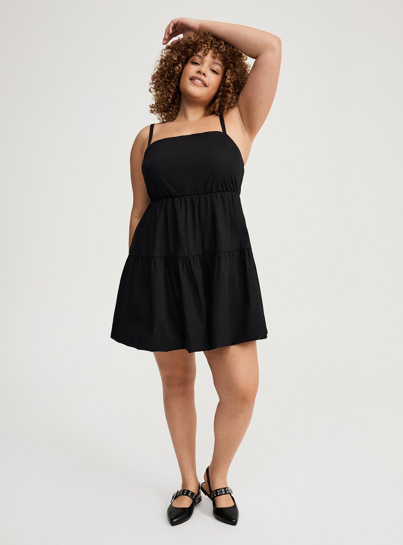 Bubble Hem Mini Dress