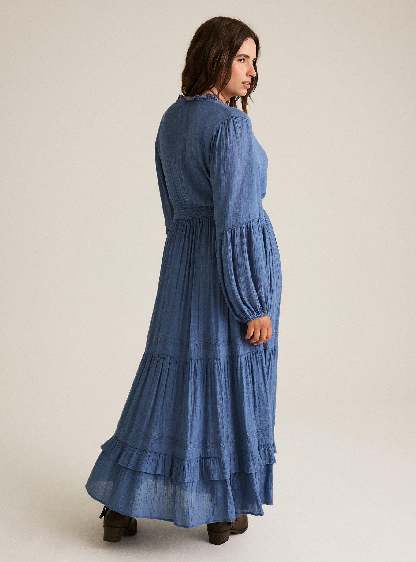 Festi Long Sleeve Maxi Dress