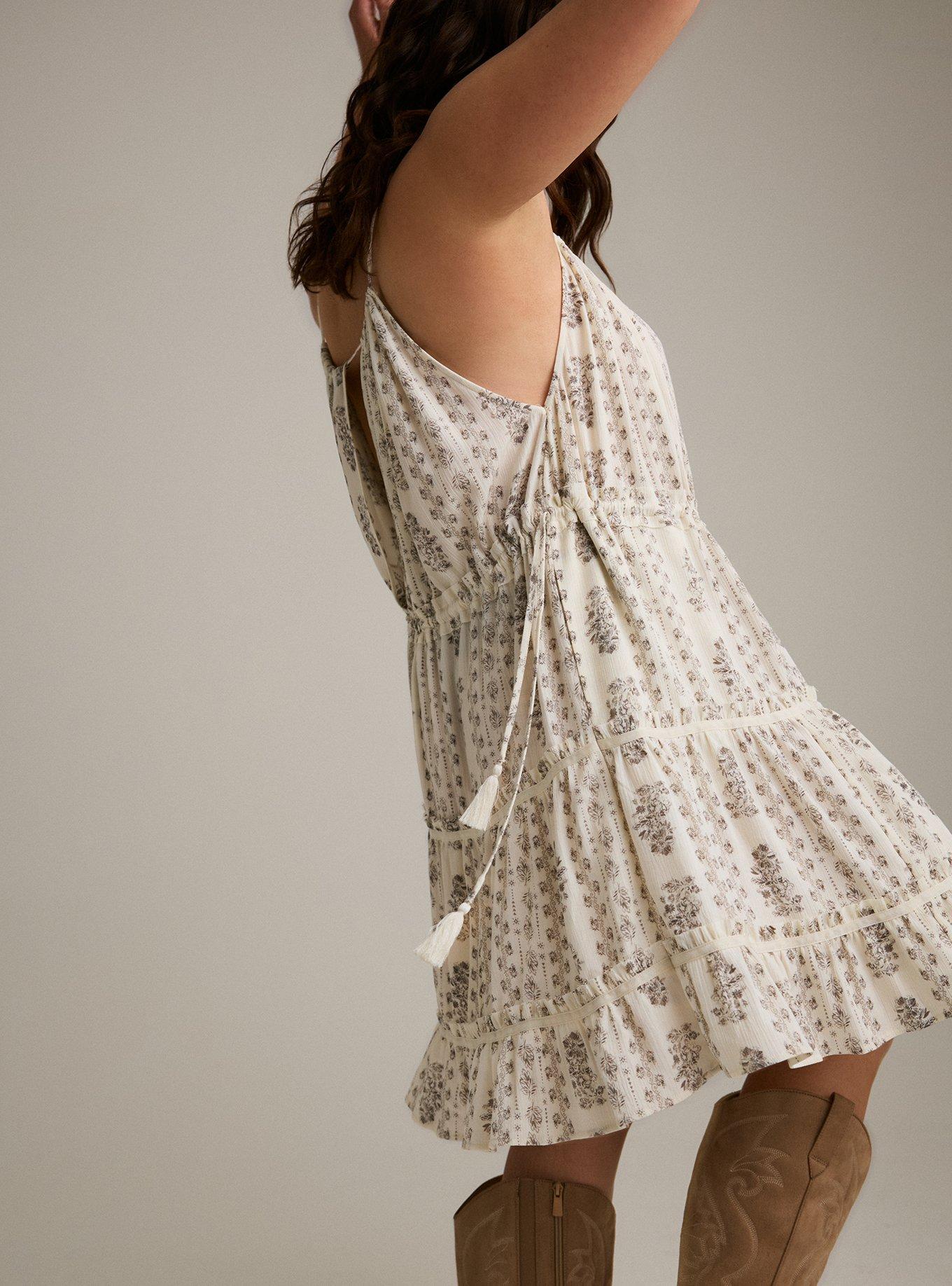 Festi Halter Tassel Dress
