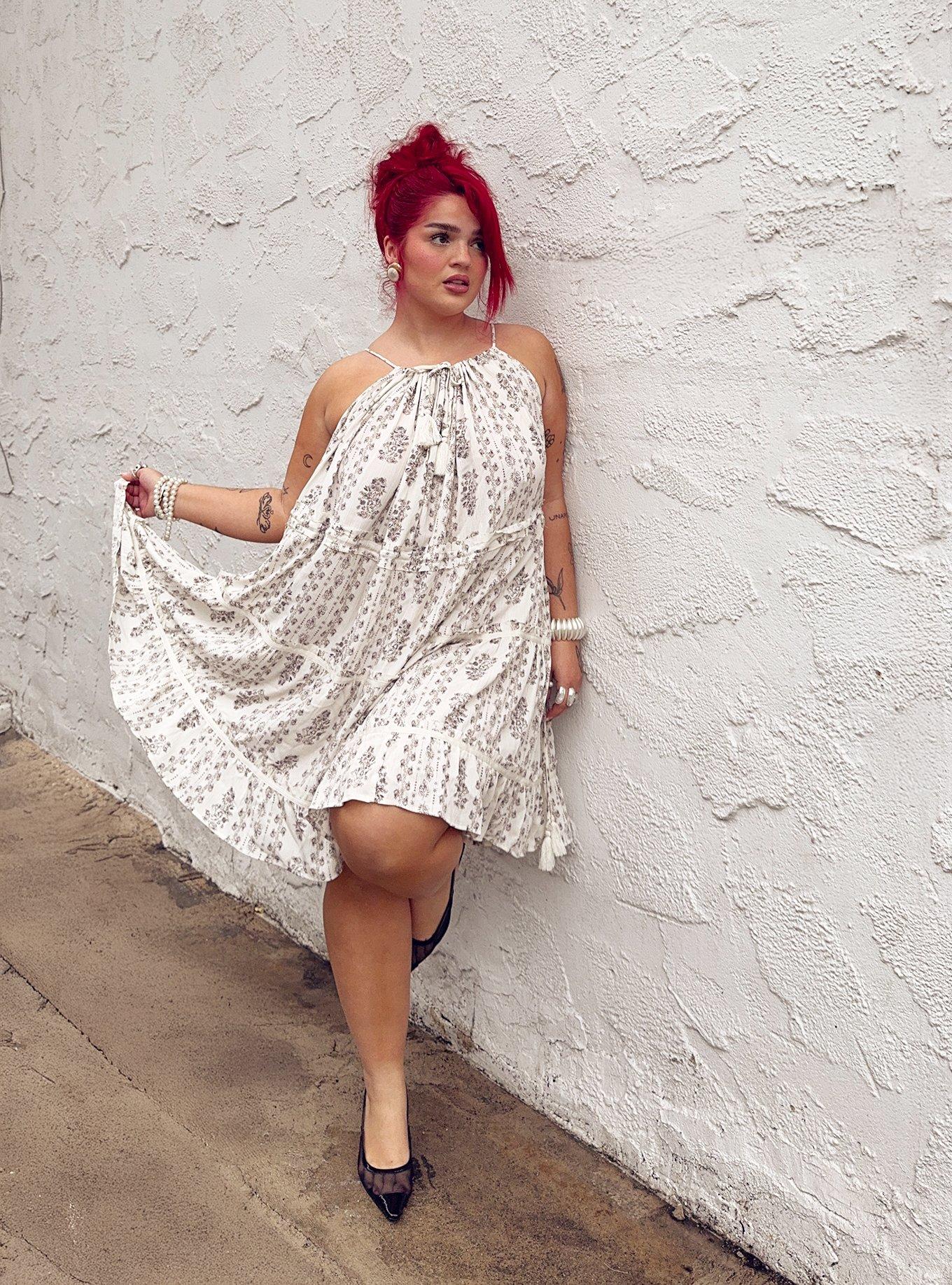 Festi Halter Tassel Dress