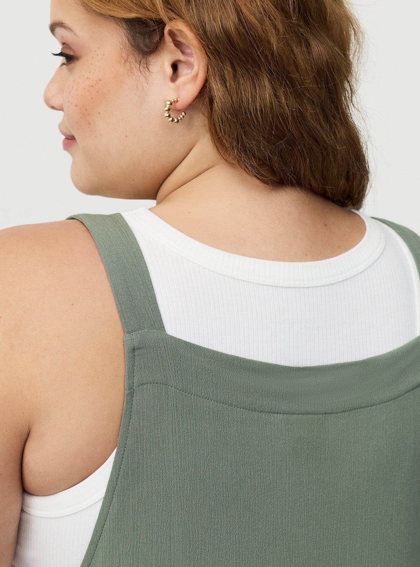 Wide-Leg Overall, AGAVE GREEN, alternate