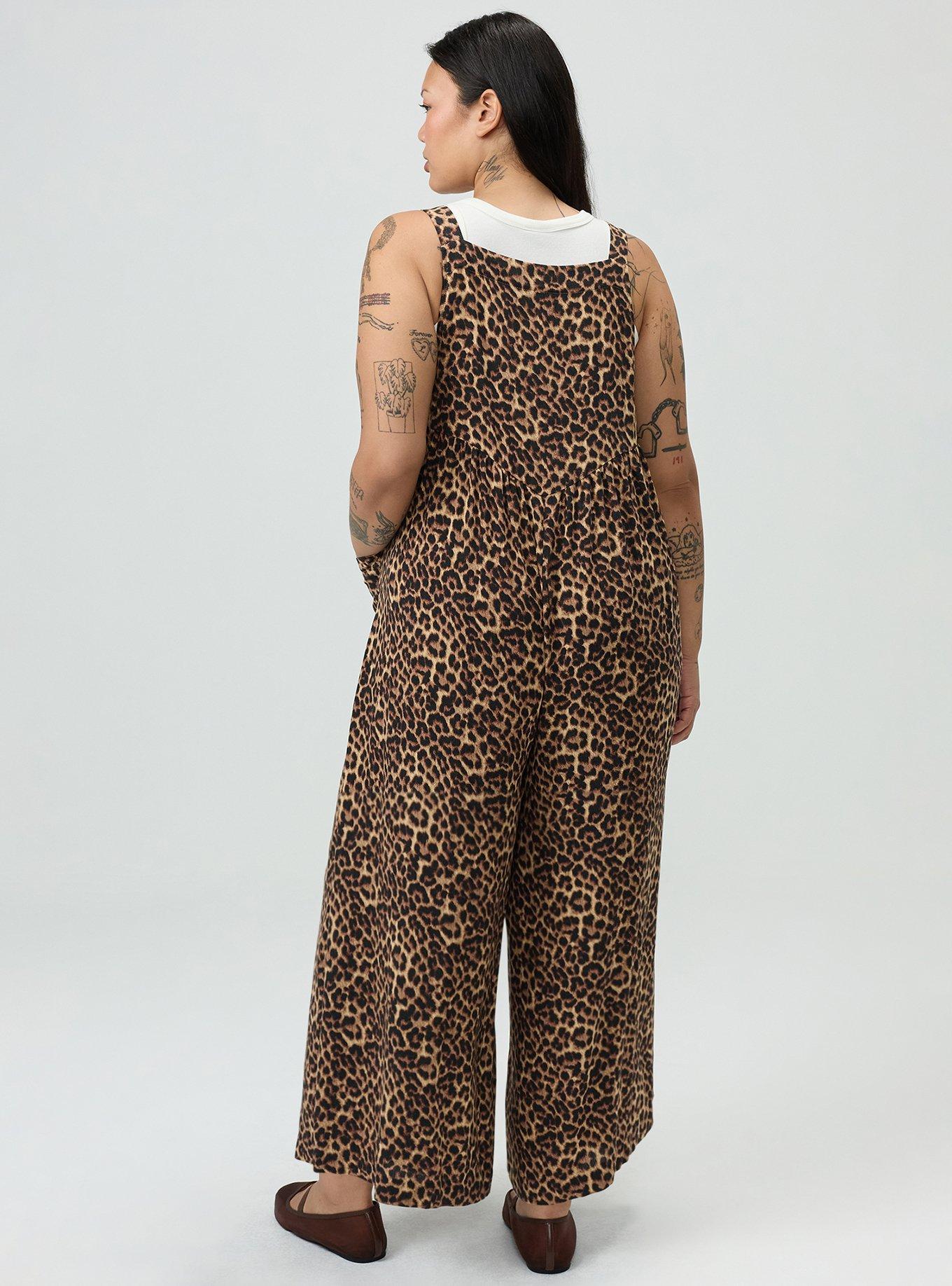 Wide-Leg Overall, ON THE PROWL LEOPARD MULTI, alternate