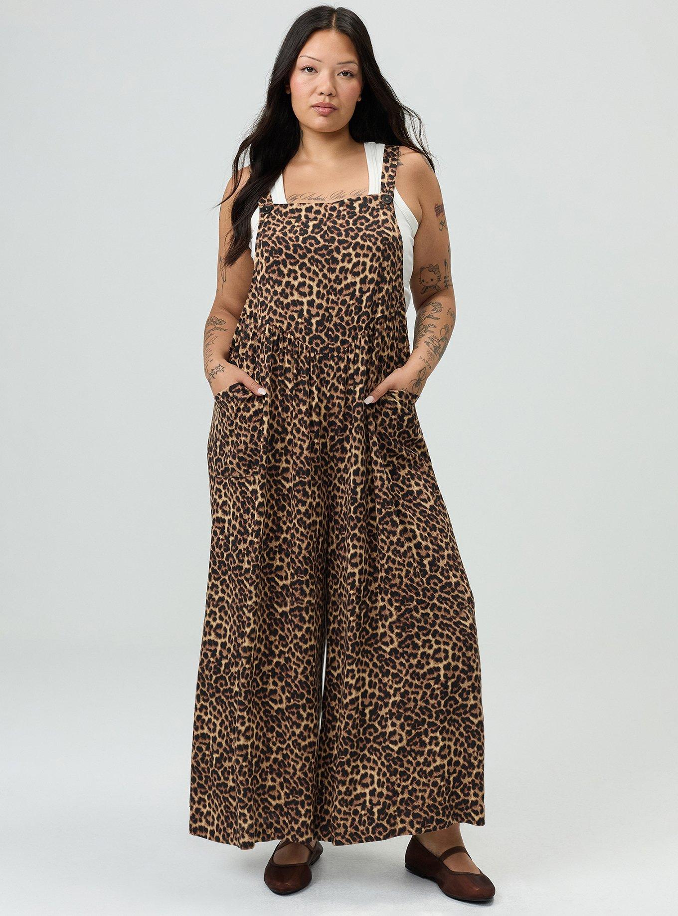 Wide-Leg Overall, ON THE PROWL LEOPARD MULTI, hi-res