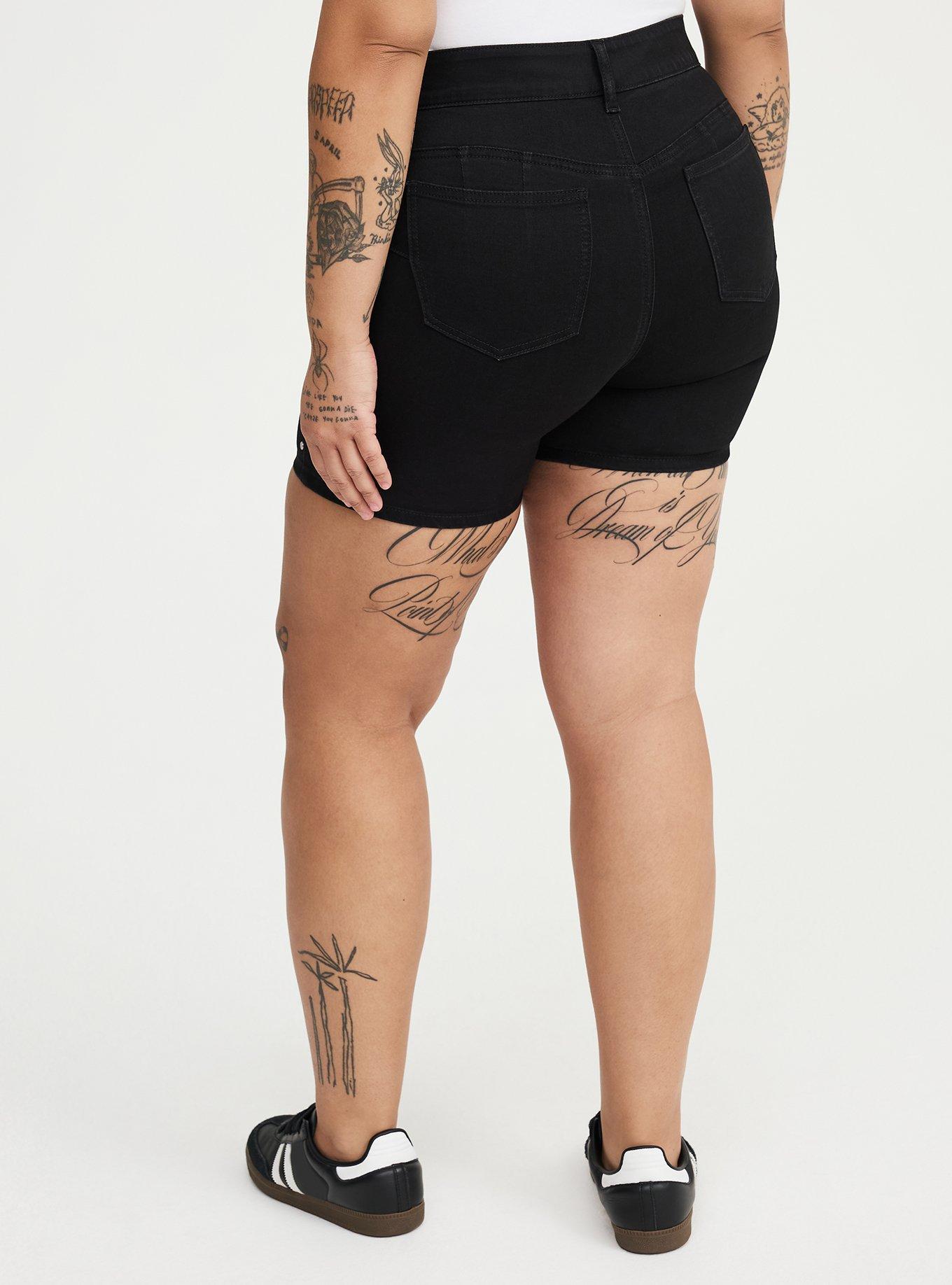 5'' Bombshell High-Rise Short, WASHED BLACK, alternate