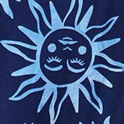 Super Soft Jersey Cut-Out Sleep Chemise, WASHED CELESTIAL NAVY, swatch