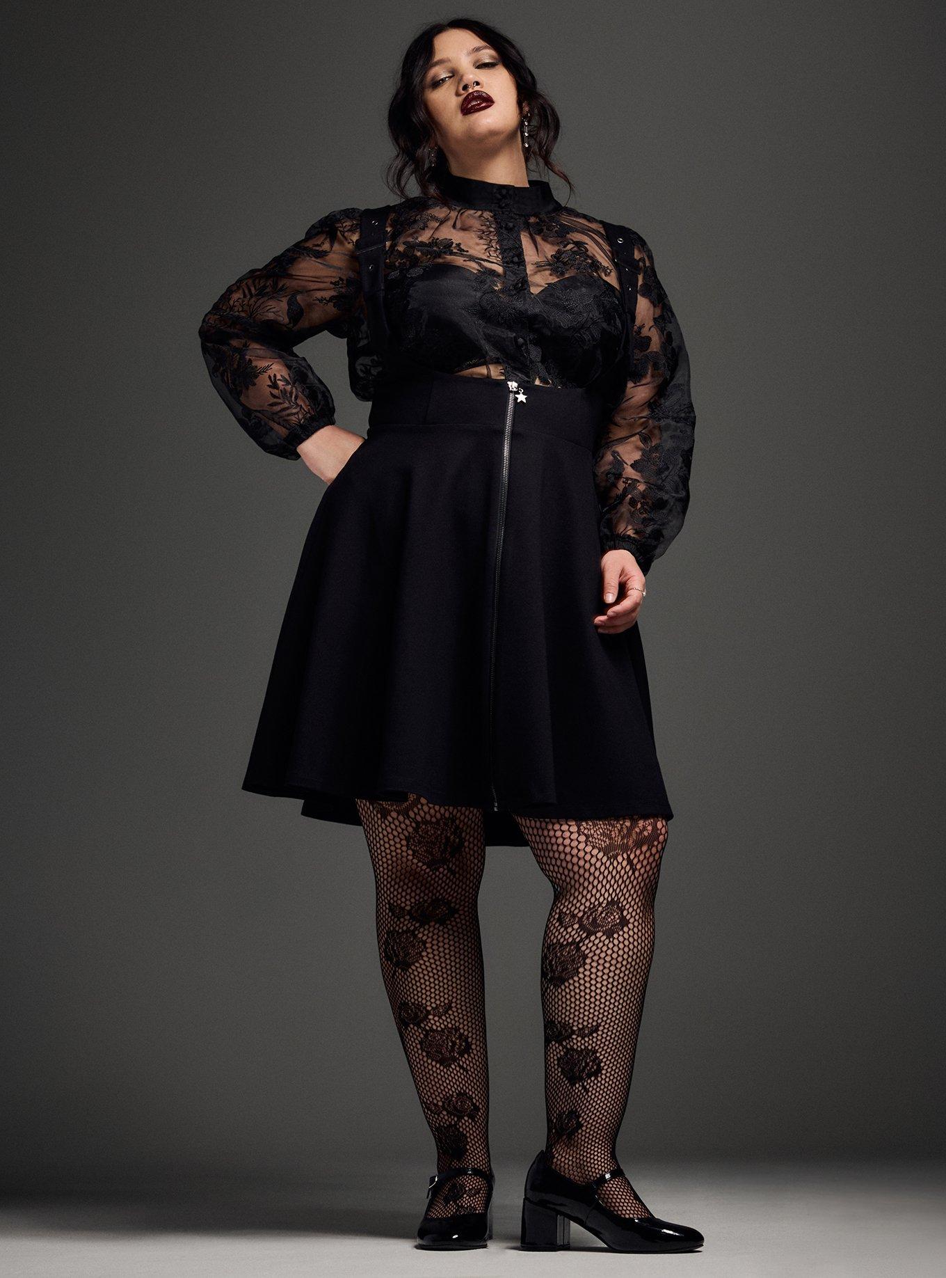 plus size dress tights Color Dark Grey whether its finishing off your cosplay or nipping to the shops Plus Size Draper James +