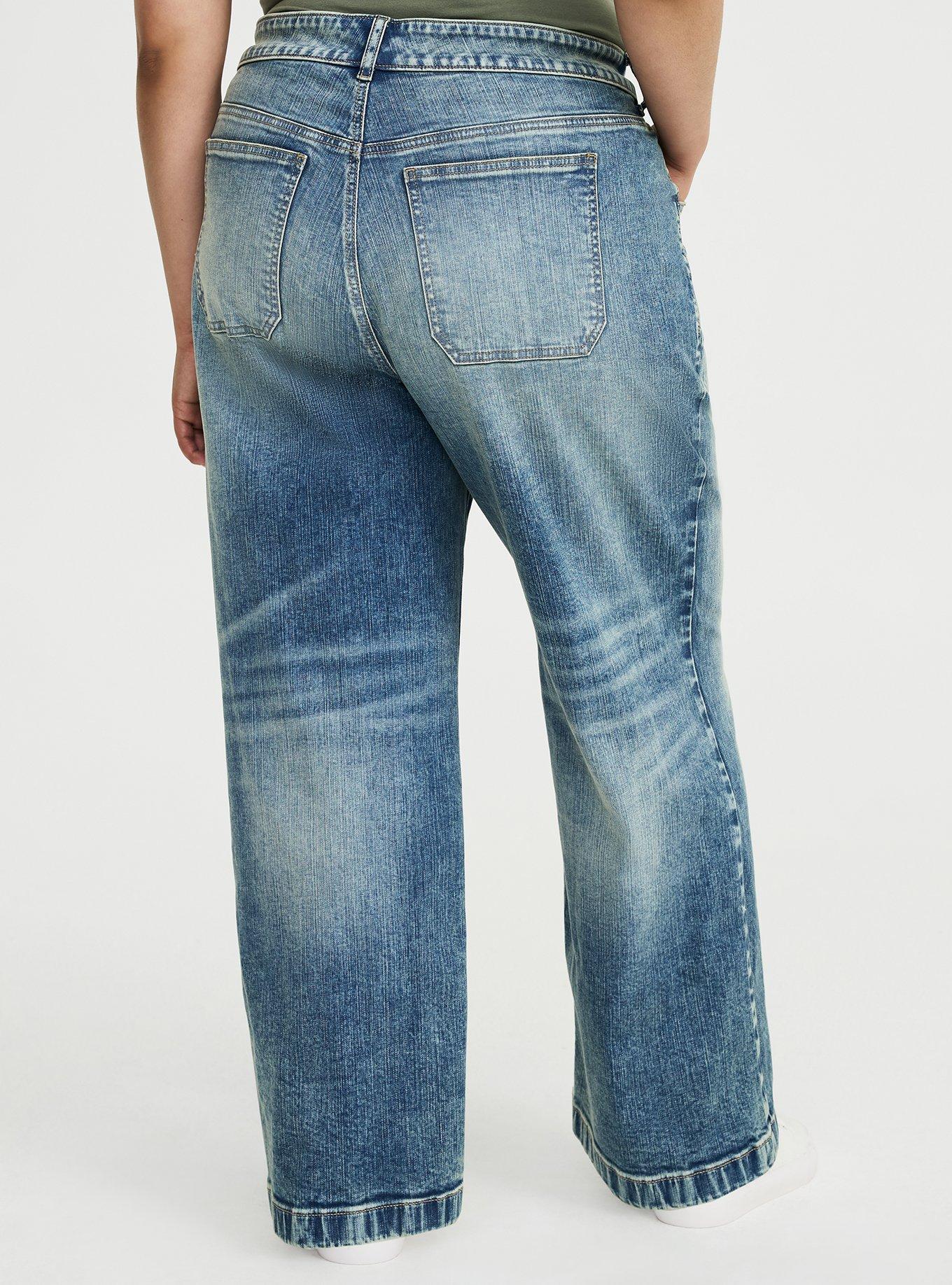 High-Rise Loose Straight Jean, IN THE CLOUDS, alternate