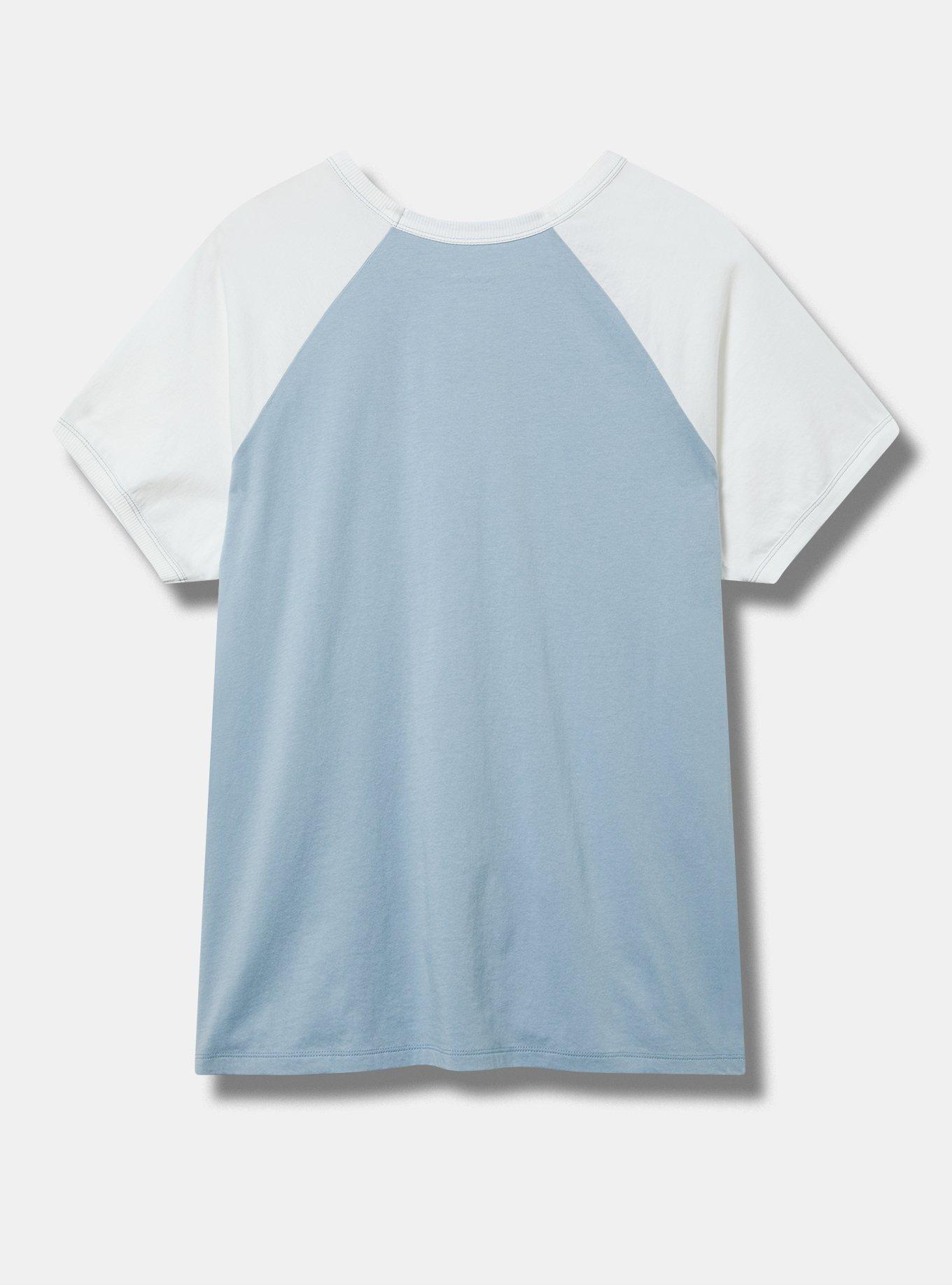 Sour Lemons Classic Cotton Raglan Embroidered Tee