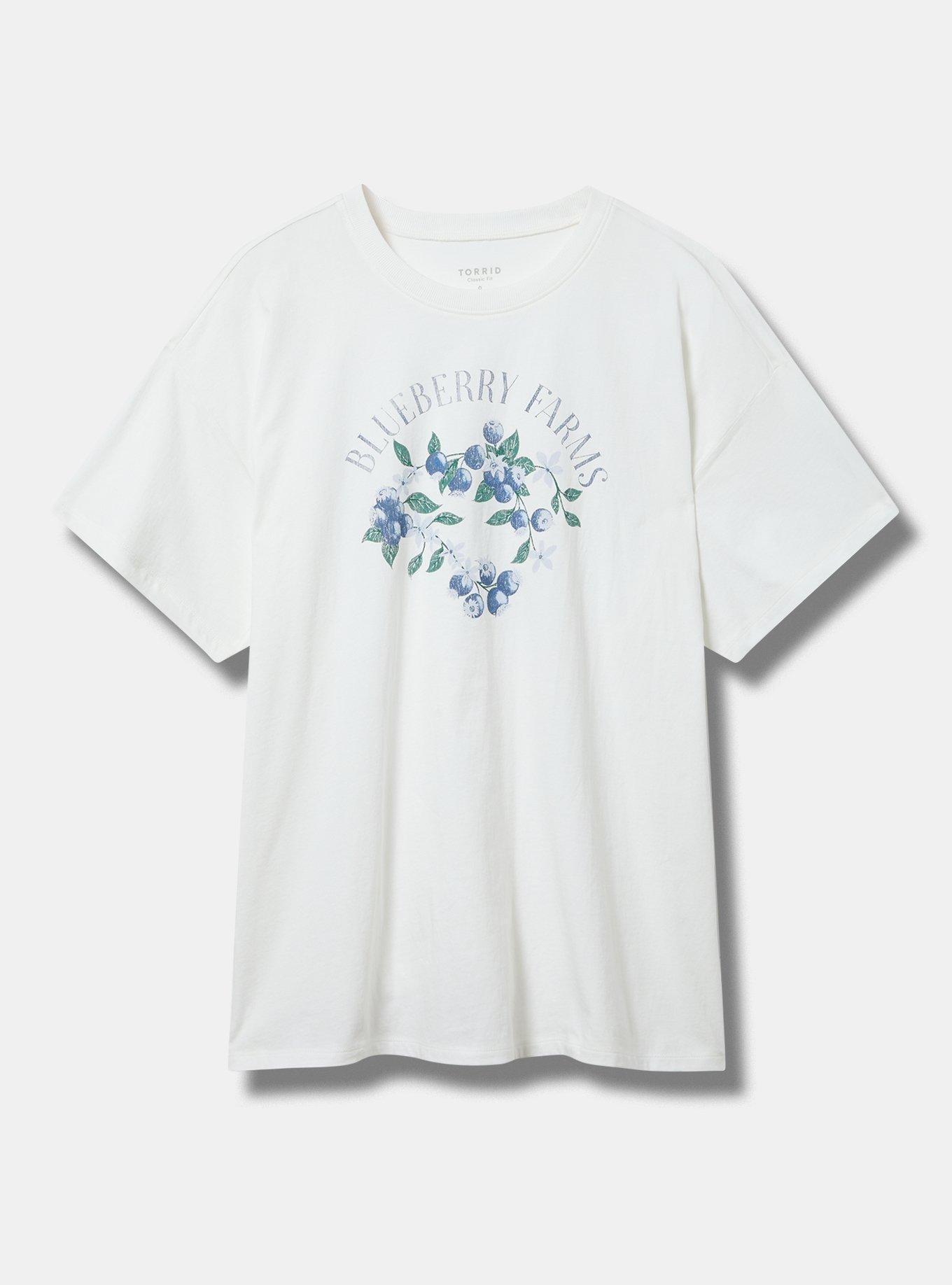 Blueberry Oversized Heritage Jersey Tunic Tee