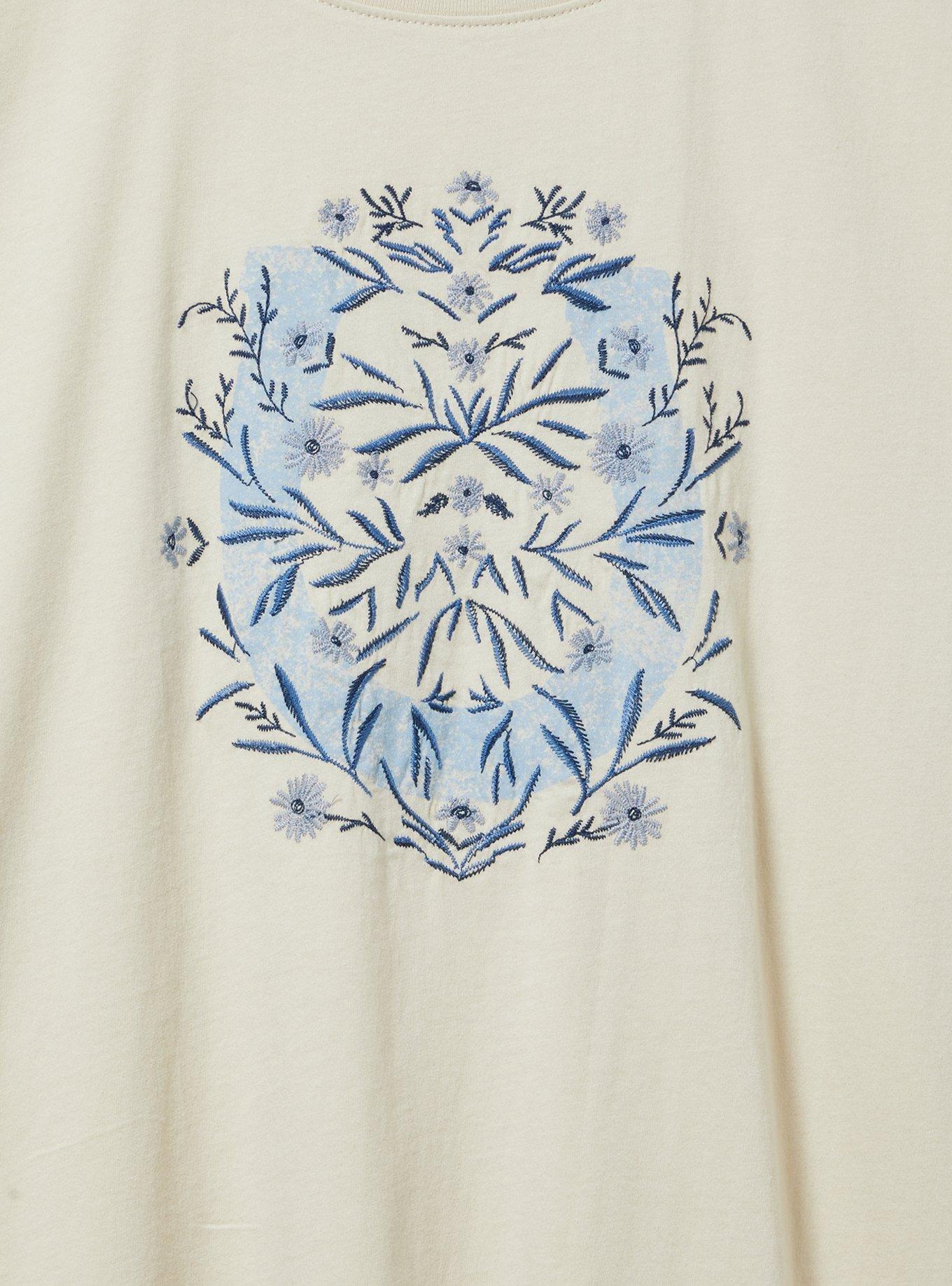 Floral Horseshoe Relaxed Heritage Jersey Tee