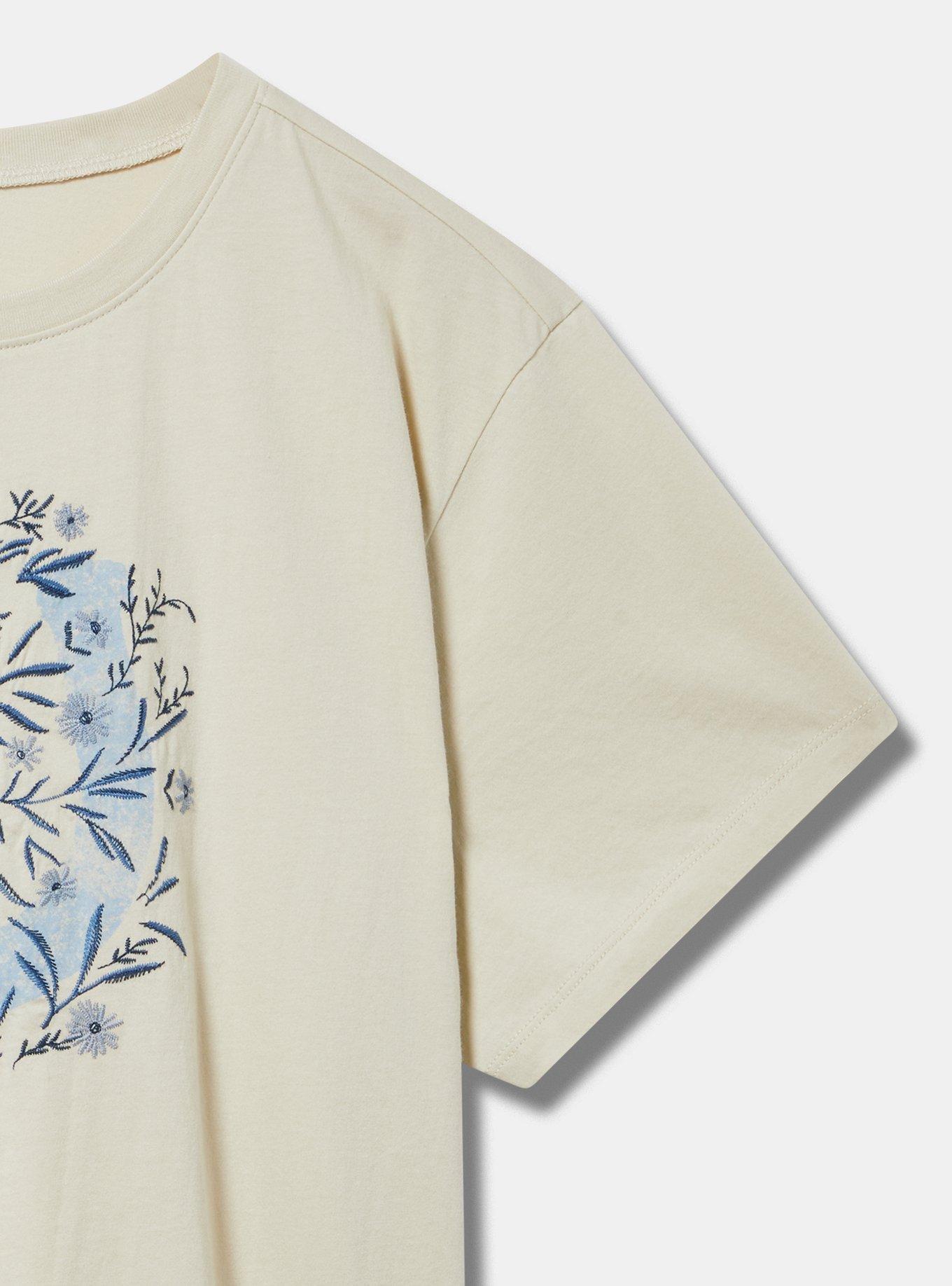 Floral Horseshoe Relaxed Heritage Jersey Tee