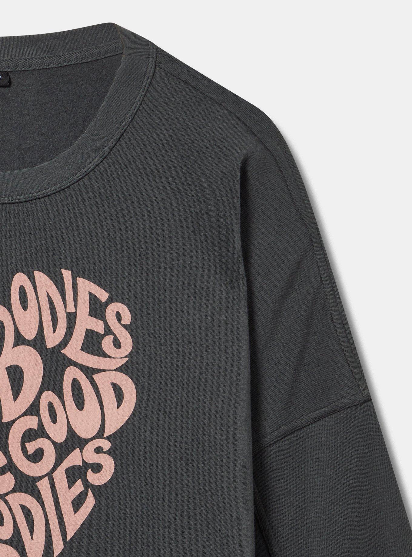 All Bodies Classic Cozy Fleece Tunic Sweatshirt