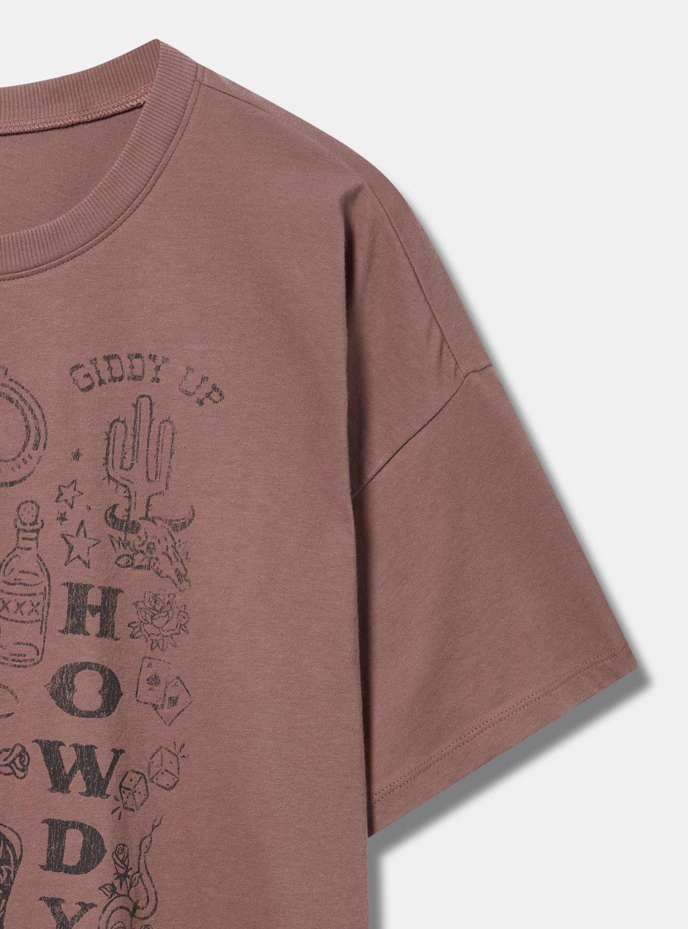 Western Icons Oversized Heritage Jersey Tunic Tee