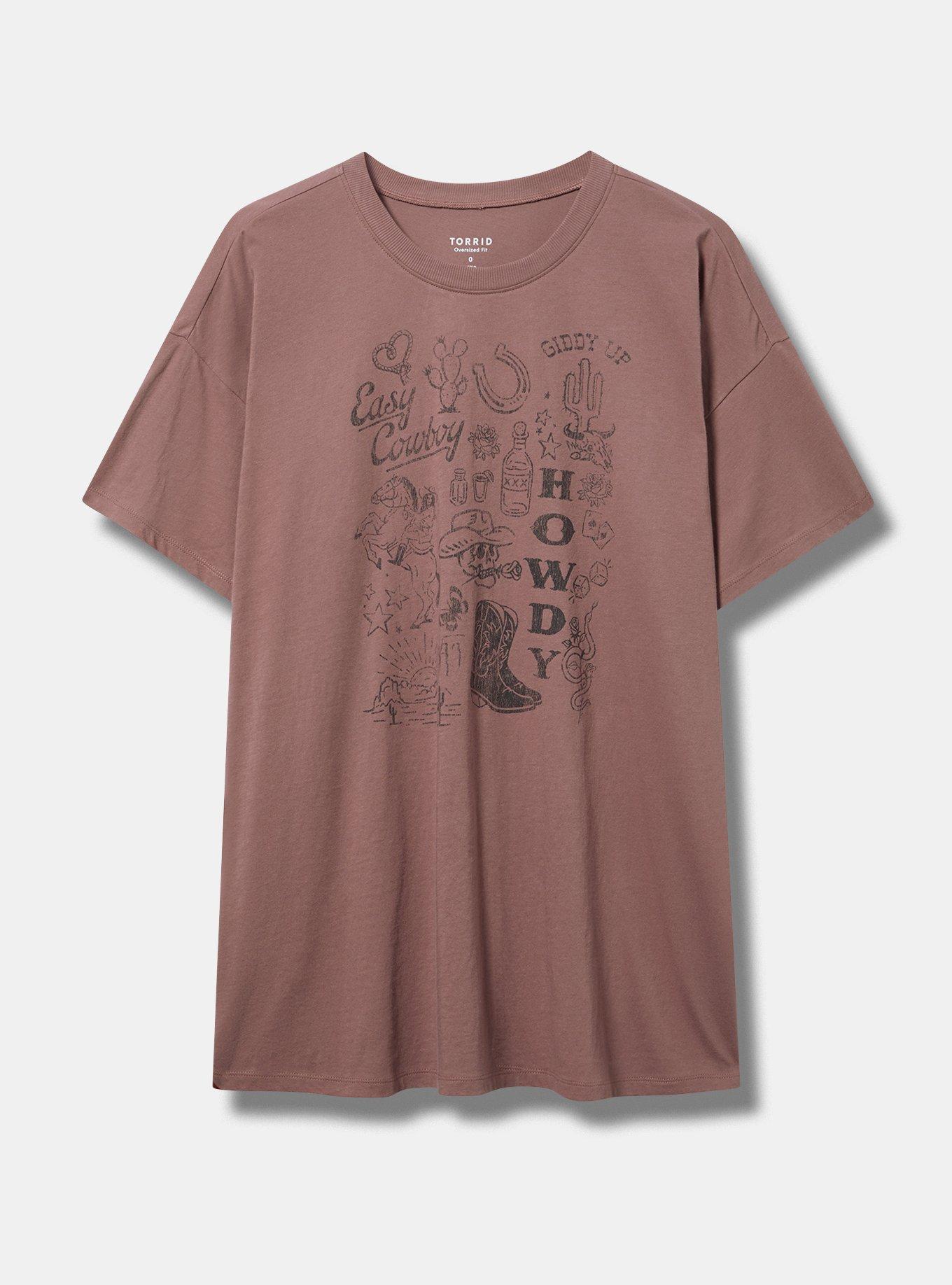 Western Icons Oversized Heritage Jersey Tunic Tee