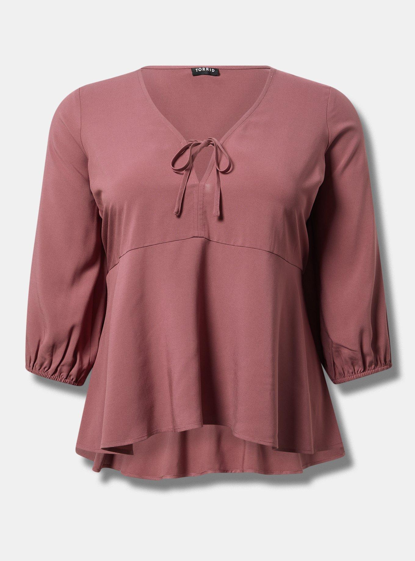 Hi-Lo Tie-Front Top