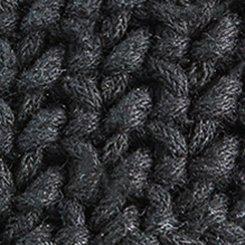 Cross Band Crochet Slide (WW), BLACK, swatch