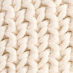 Cross Band Crochet Slide (WW), IVORY, swatch