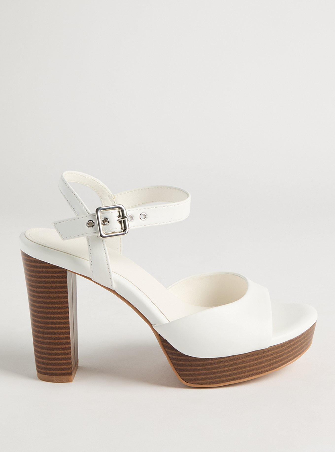 Dual Strap Platform Heel (WW)