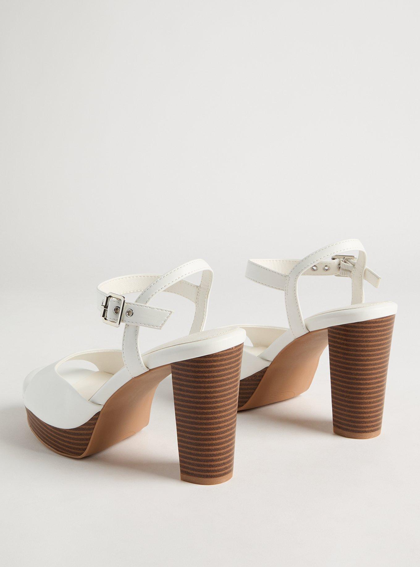 Dual Strap Platform Heel (WW)