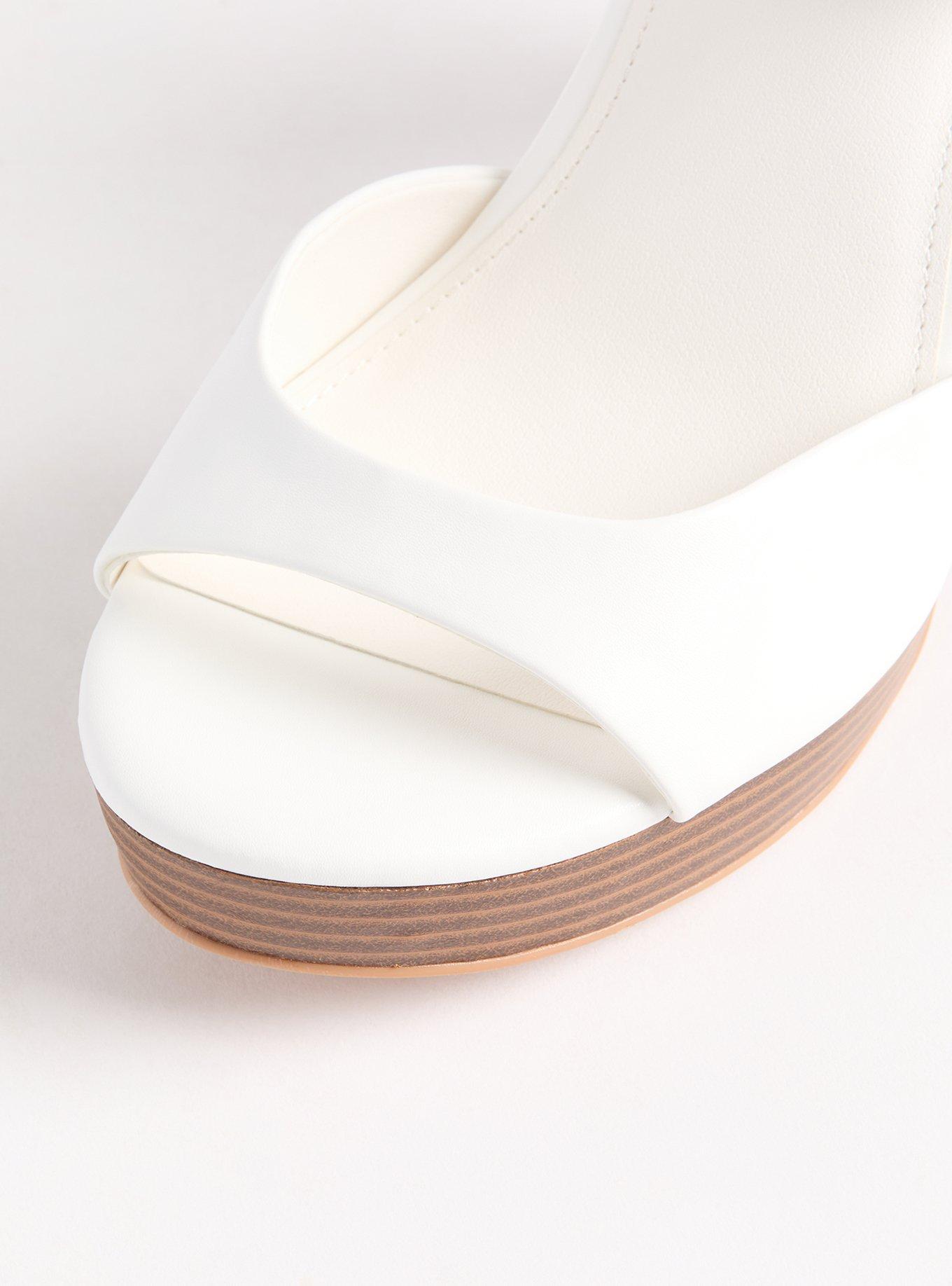 Dual Strap Platform Heel (WW)