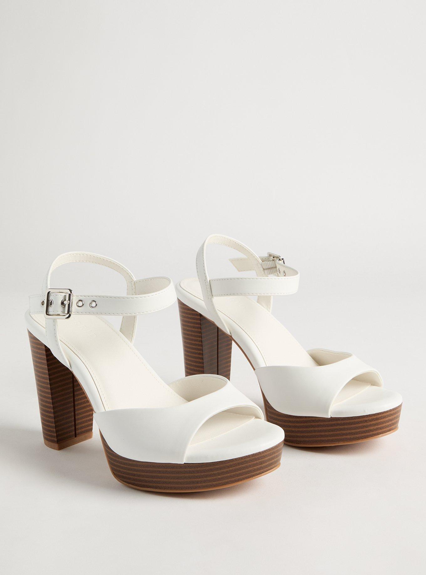 Dual Strap Platform Heel (WW)