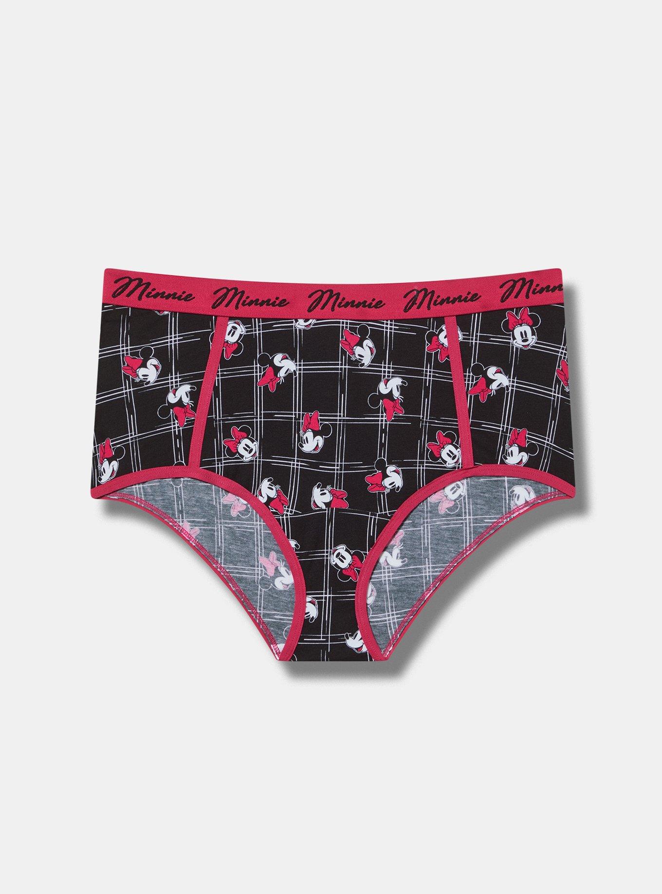 Mickey Mouse Christmas Mid-Rise Cotton Brief Panty