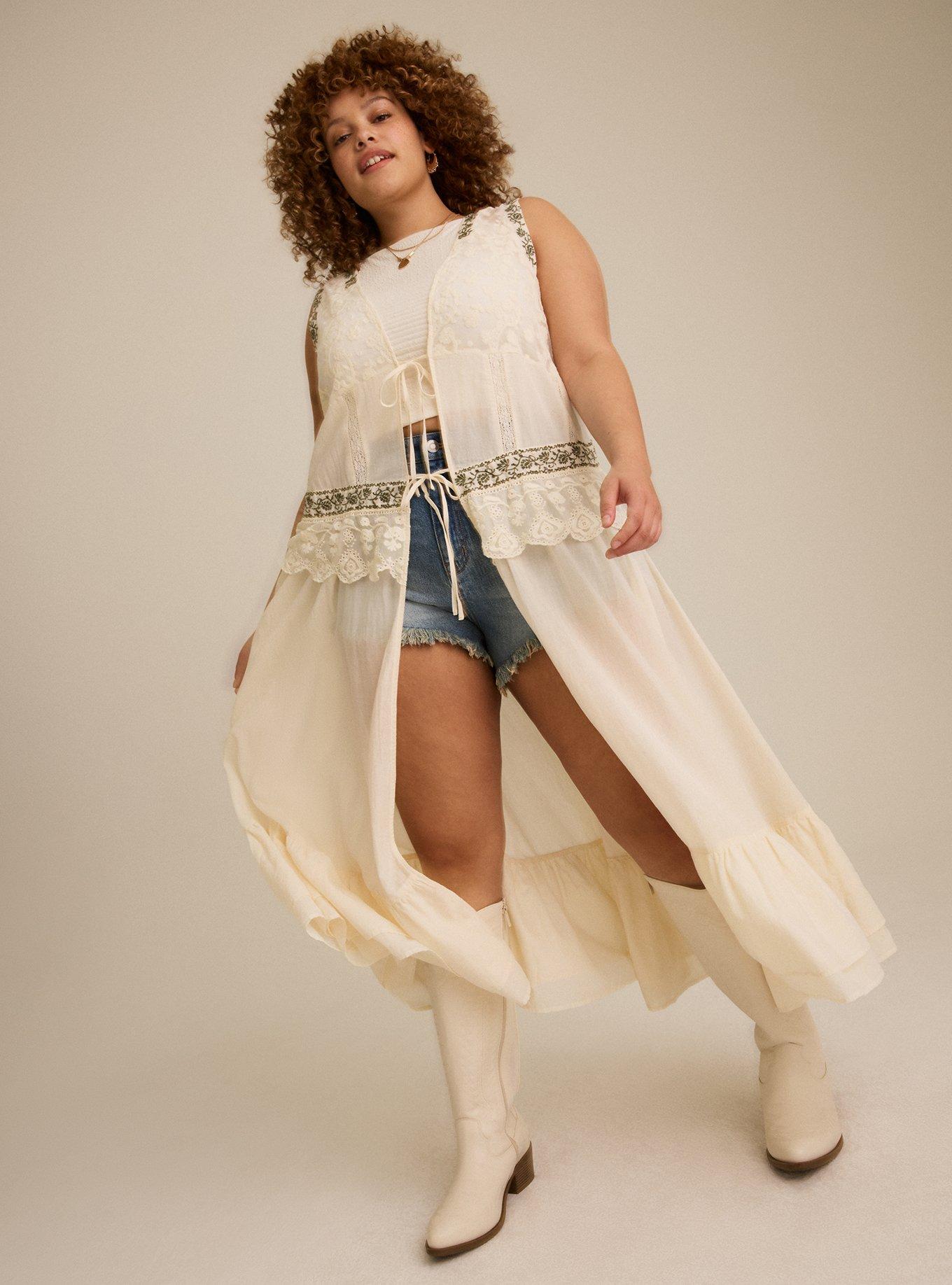 Festi Maxi Lace Kimono