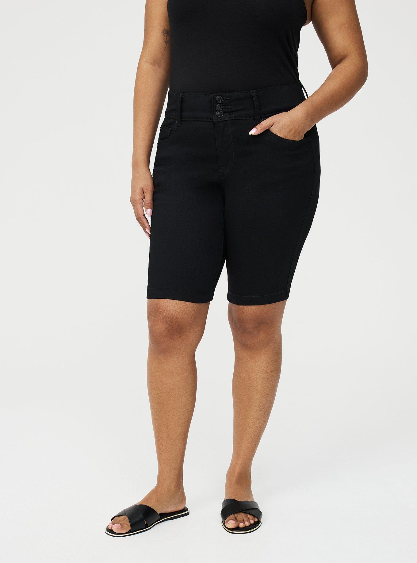 11'' Jegging Bermuda High-Rise Short, BLACK, alternate