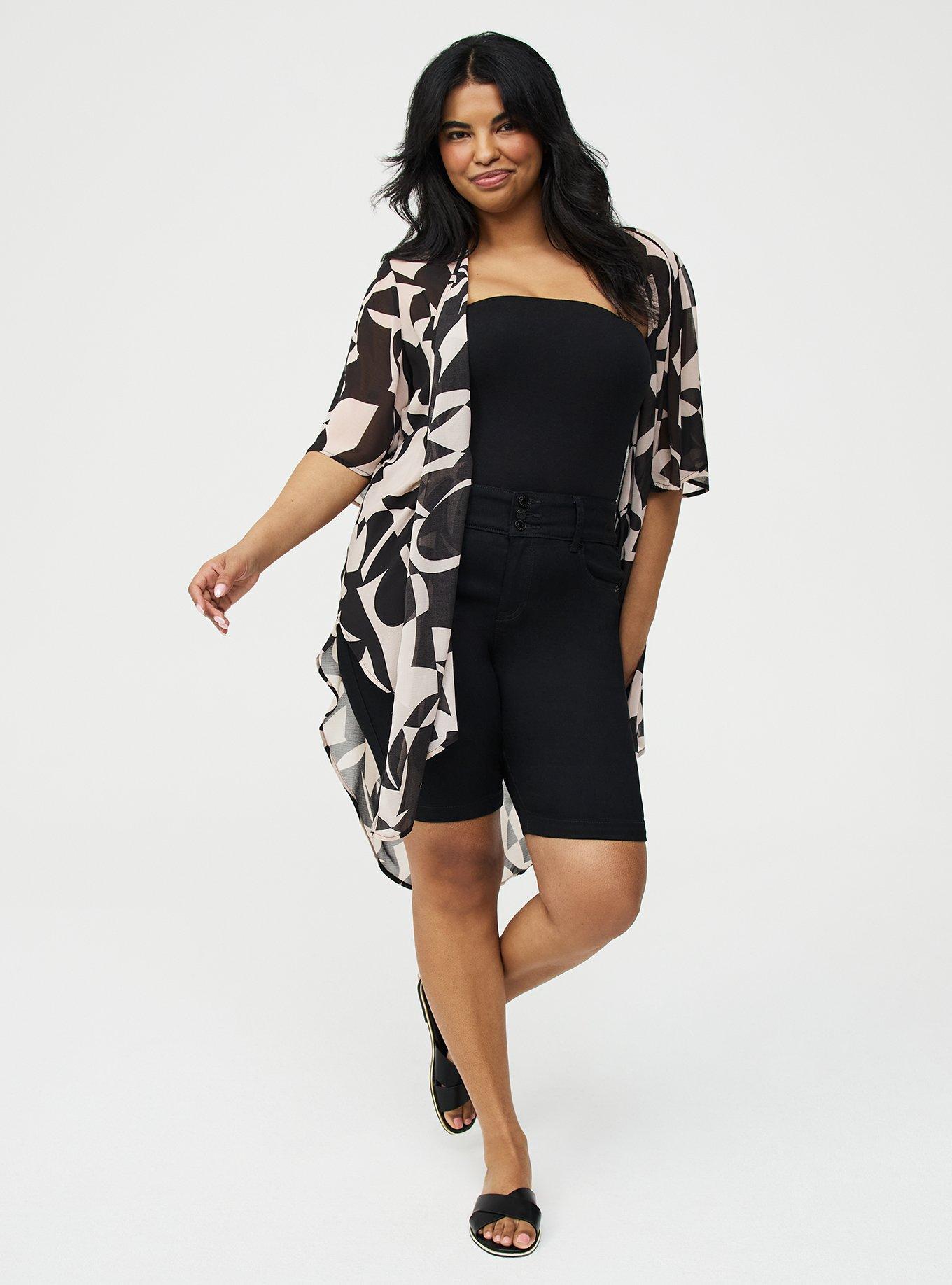 11'' Jegging Bermuda High-Rise Short, BLACK, hi-res