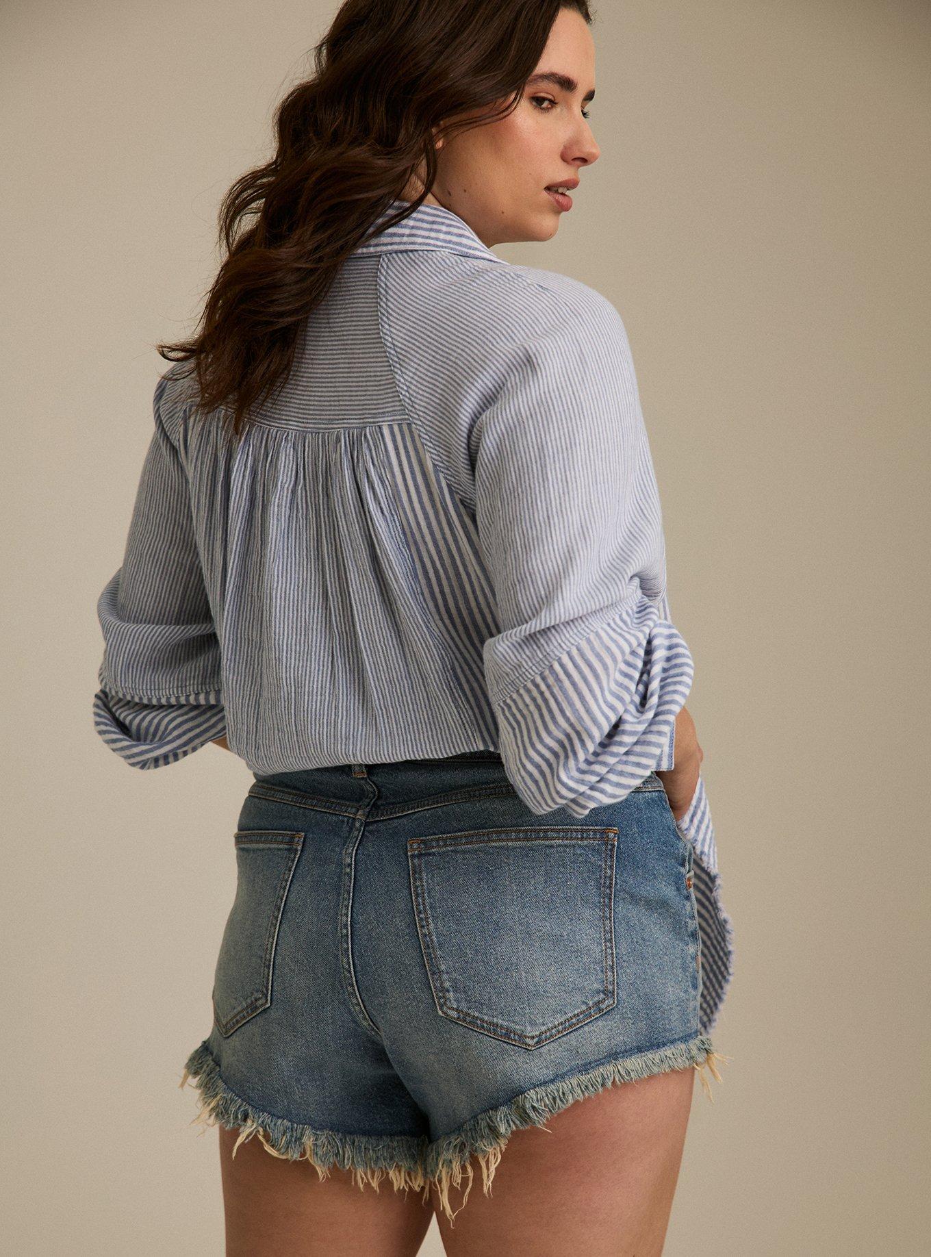 Festi 3'' Ultra High-Rise Cheeky Denim Short