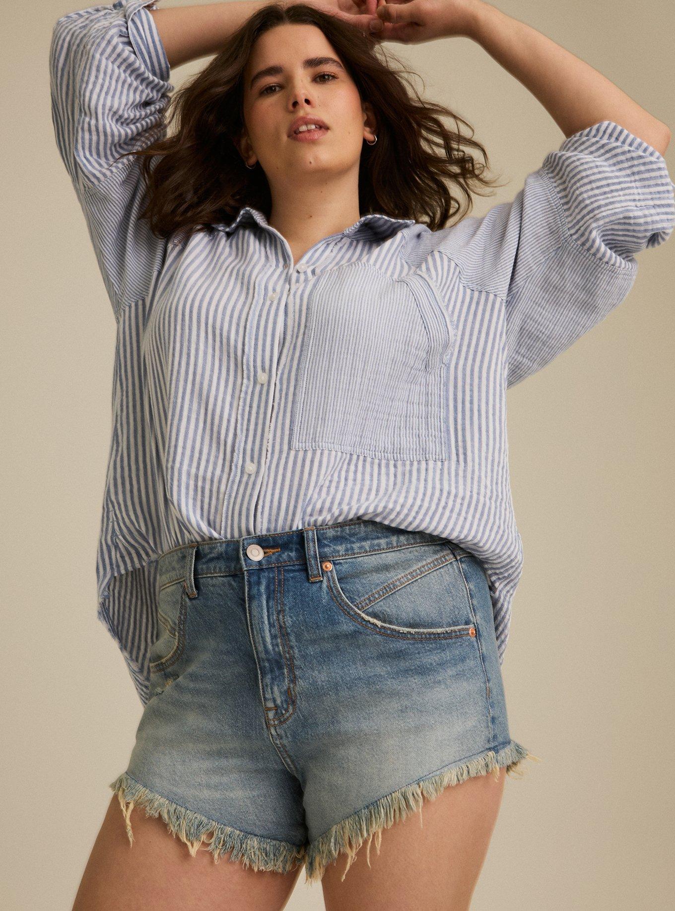 Festi 3'' Ultra High-Rise Cheeky Denim Short