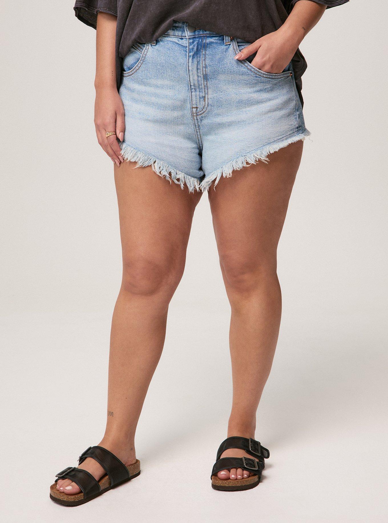 Festi 3'' Ultra High-Rise Cheeky Denim Short, SOUTH SIDE, alternate