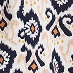 Pintuck Tank, NAVY FLORAL, swatch