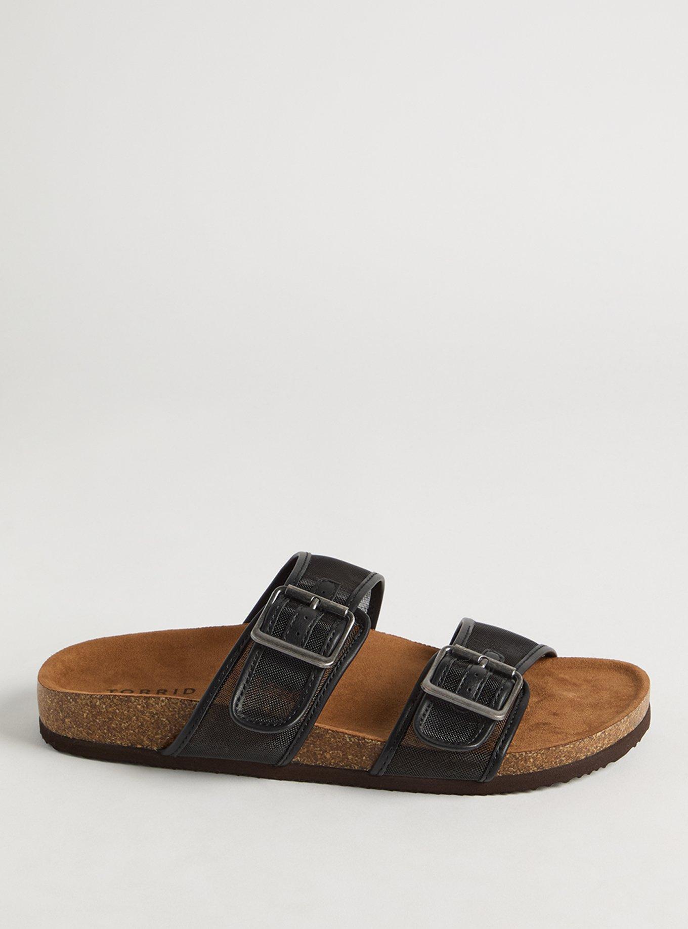 Mesh Double Buckle Slide (WW), BLACK, alternate