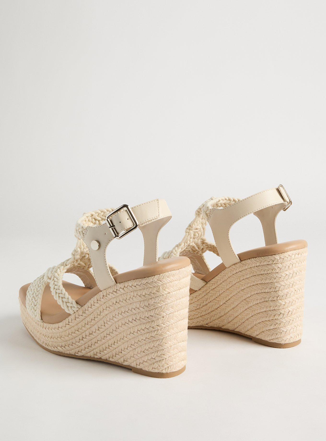 Square Toe Macrame Wedge (WW)