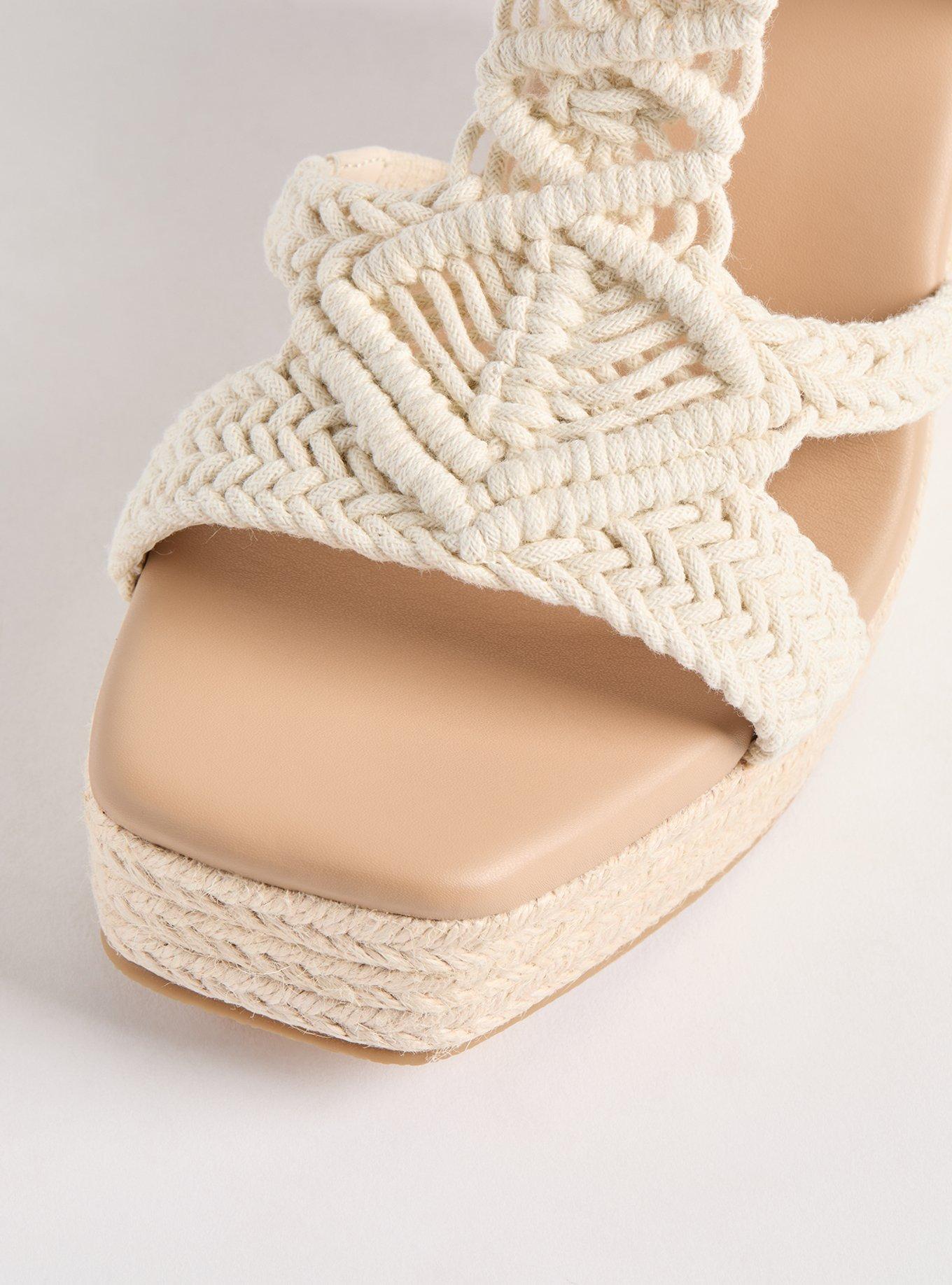 Square Toe Macrame Wedge (WW)