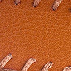 Plus Size Whipstitch Double Band Wedge (WW), COGNAC, swatch