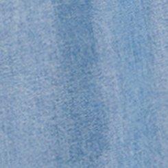 High-Rise Pull-On Lightweight Denim Short, LIGHT WASH, swatch