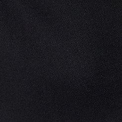 Pull-On Tie-Waist Short, DEEP BLACK, swatch