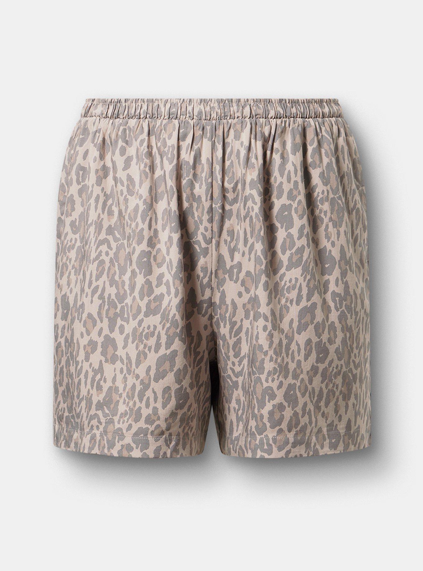 Pull-On Short, SWEEPING LEOPARD TAN, hi-res