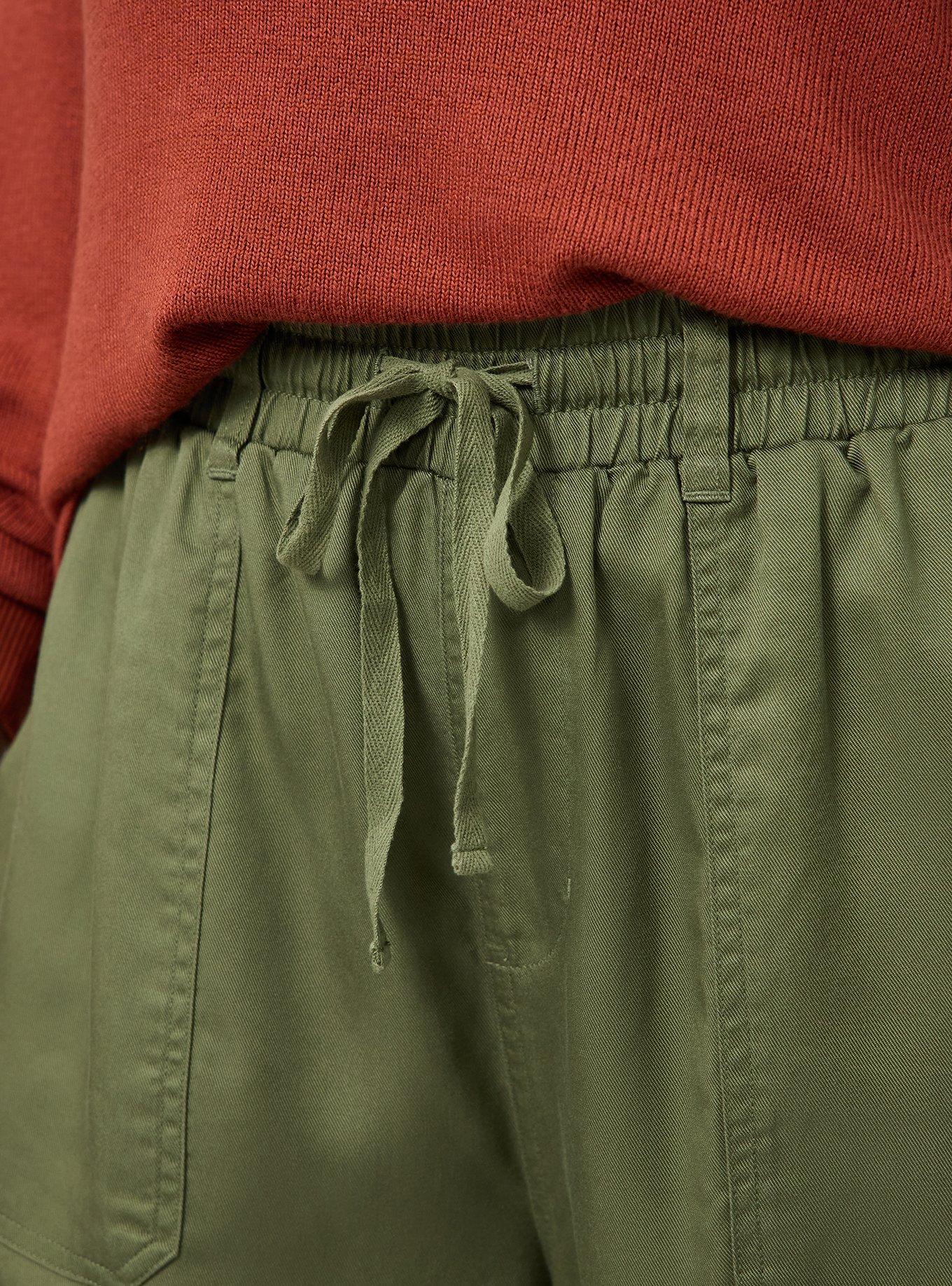 Pull-On Wide Leg Pant, OLIVINE, alternate