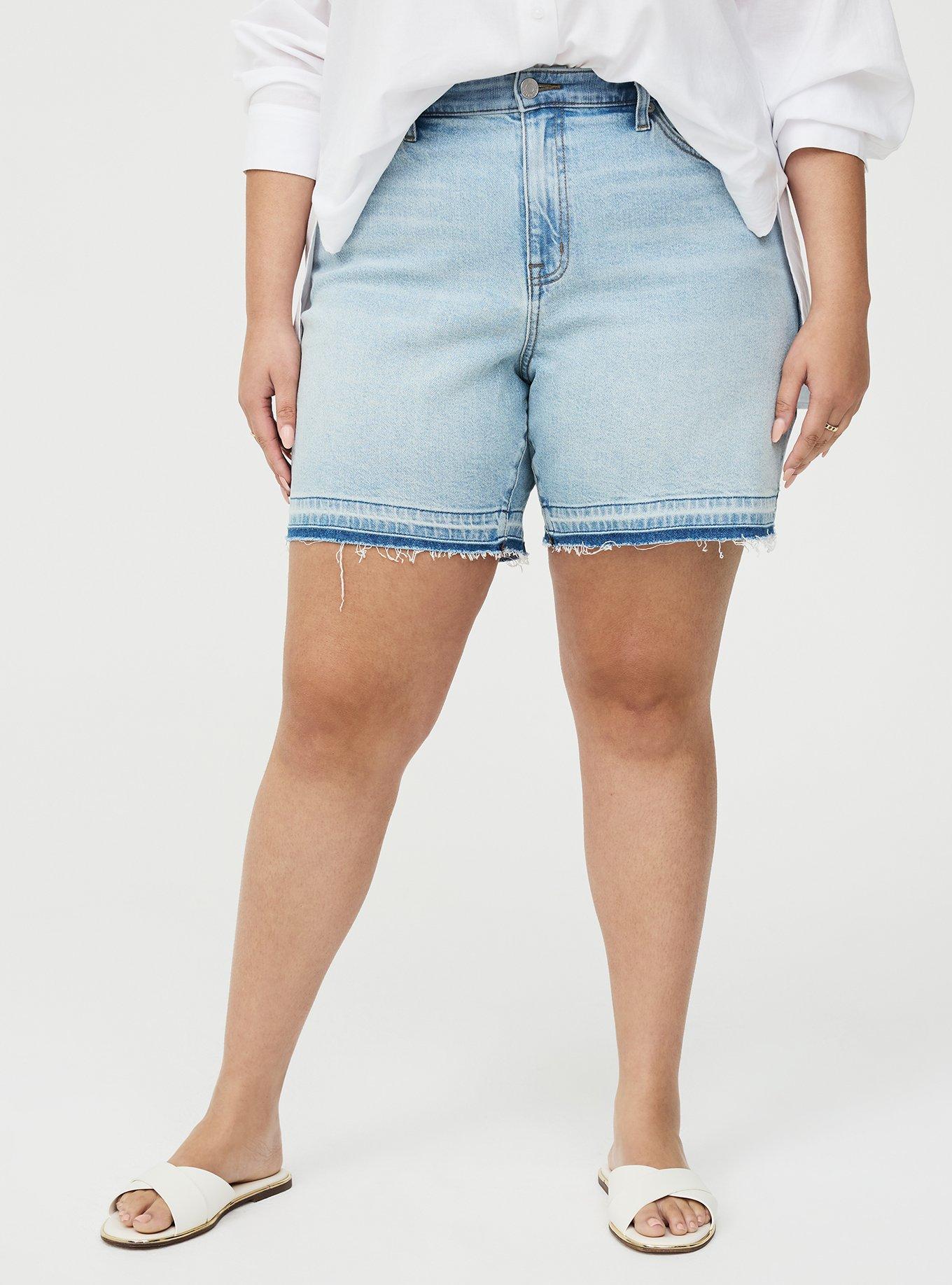 7'' High-Rise Dad Denim Short, FRENCH 75, alternate