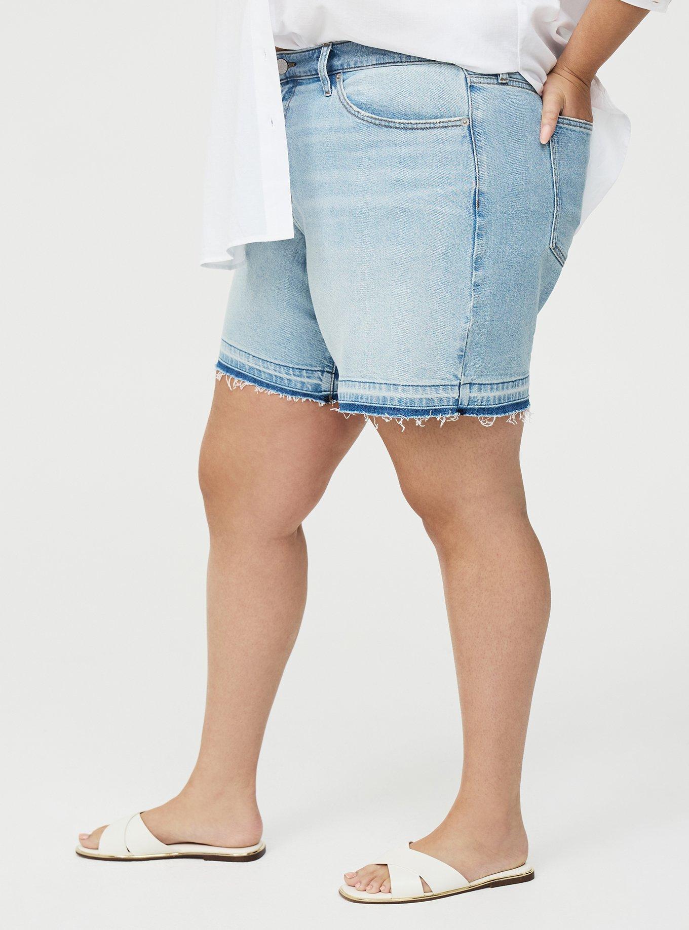 7'' High-Rise Dad Denim Short, FRENCH 75, alternate