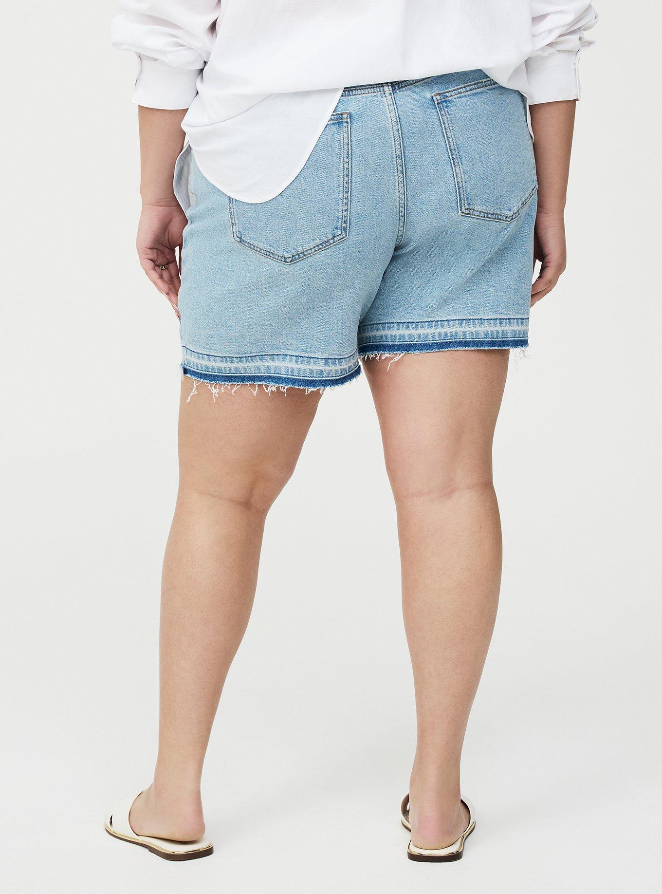 7'' High-Rise Dad Denim Short, FRENCH 75, alternate