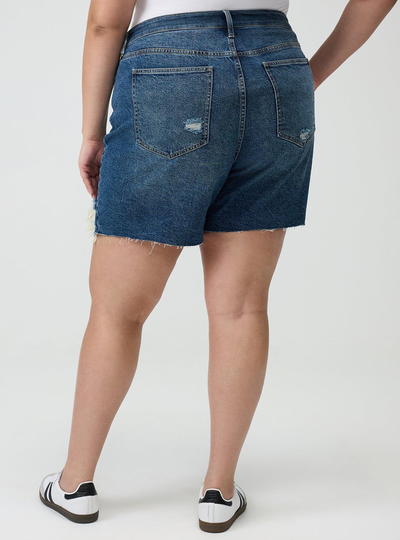 7'' High-Rise Dad Denim Short, QUEENS PARK, alternate