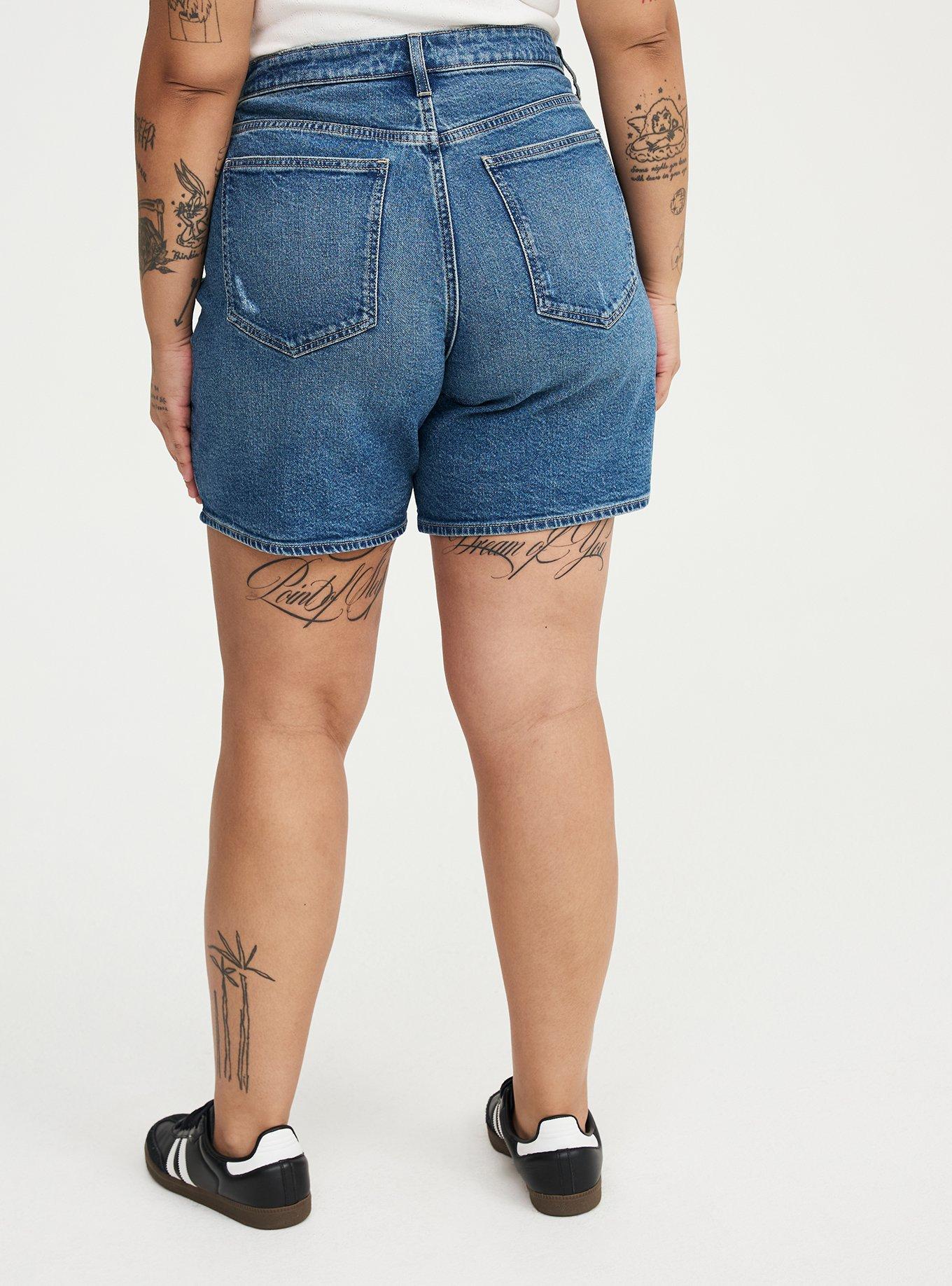 7'' High-Rise Dad Denim Short, NEW YORK SOUR, alternate
