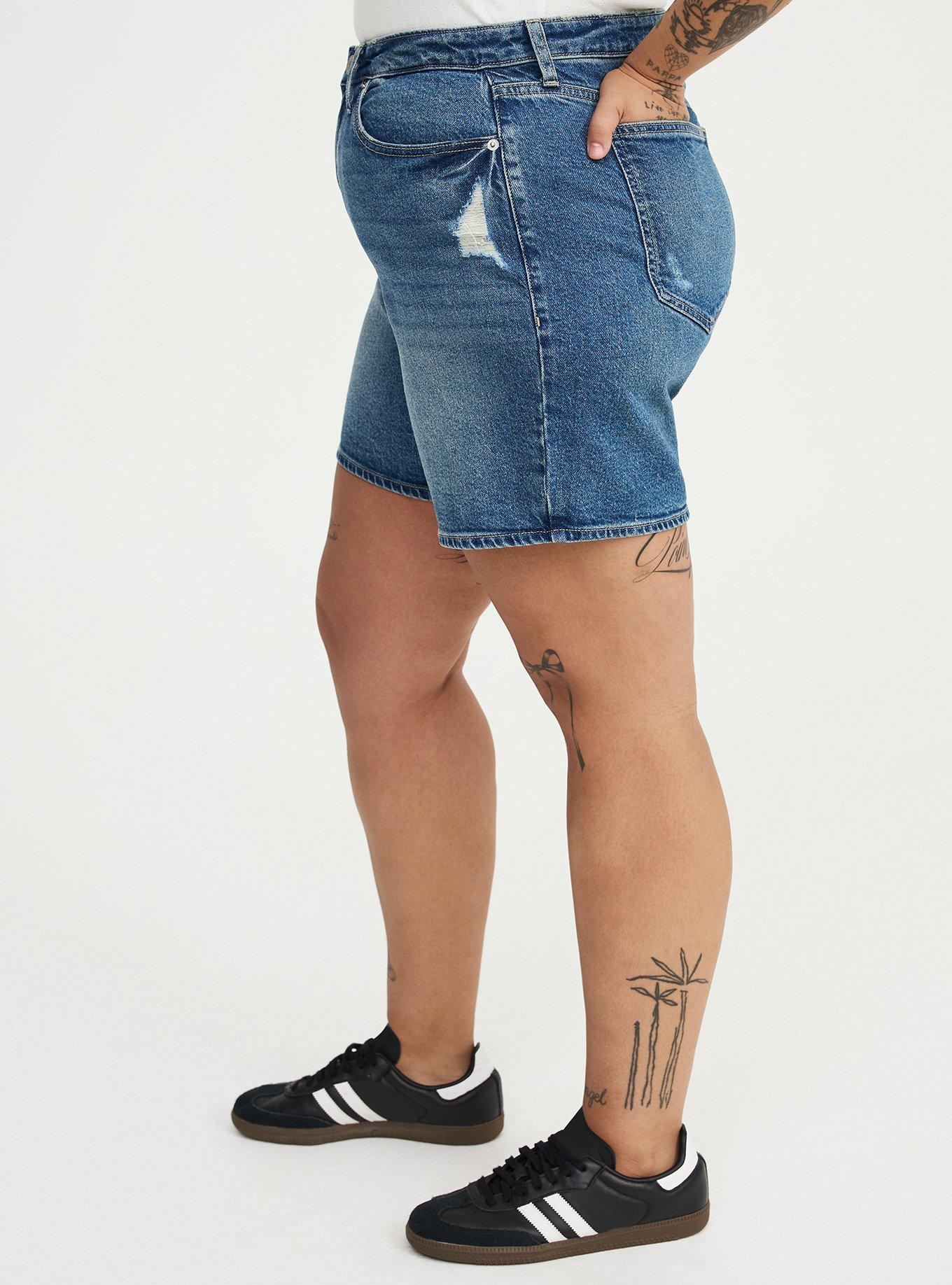 7'' High-Rise Dad Denim Short, NEW YORK SOUR, alternate