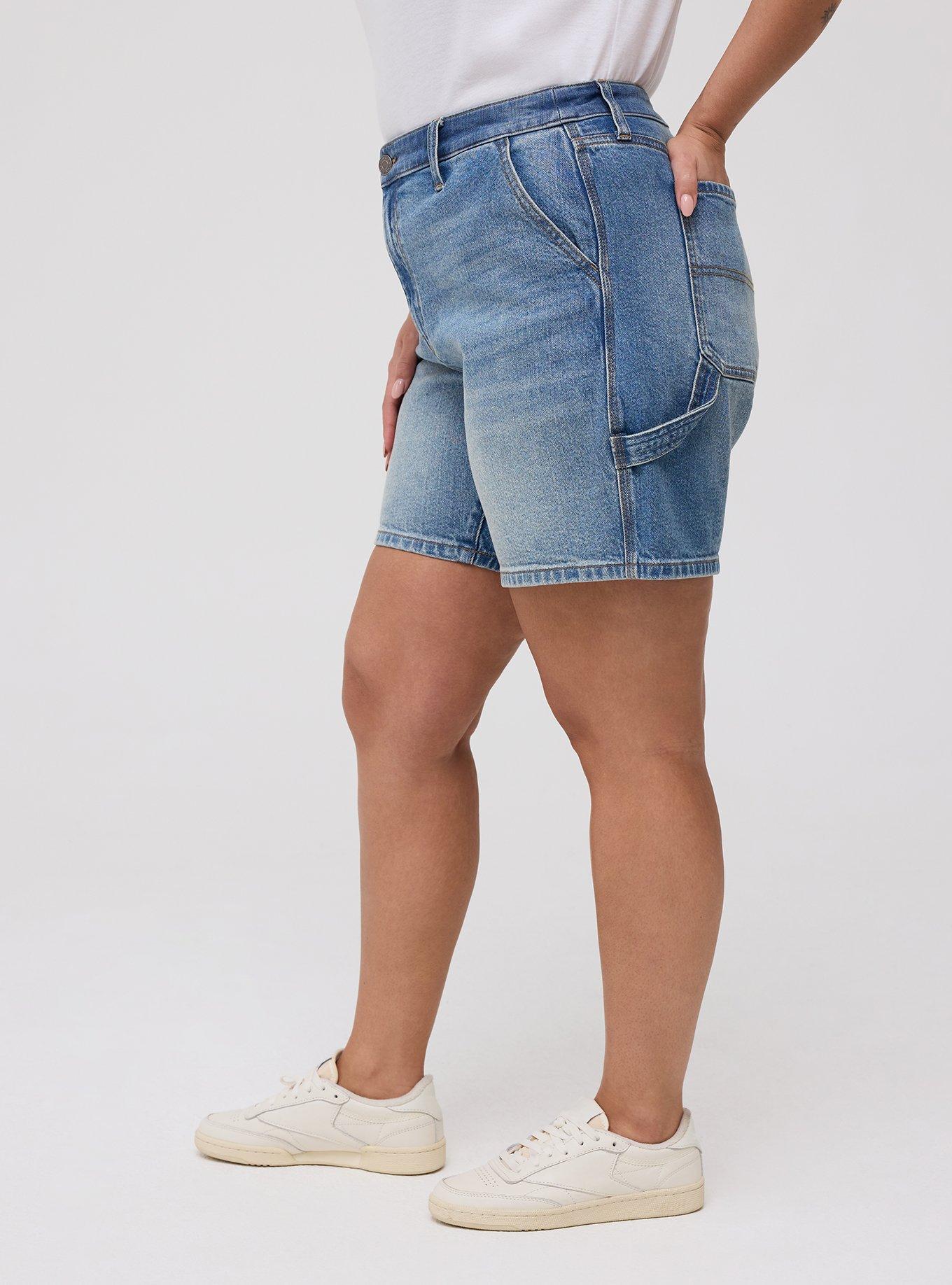 7'' High-Rise Dad Denim Short, WASHBACK 1, alternate